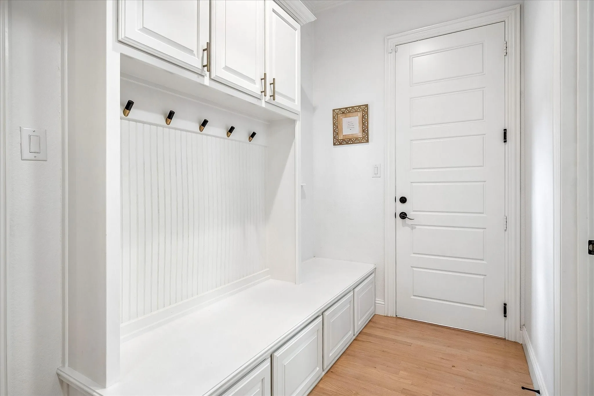 Hangers for coats and backpacks, with storage