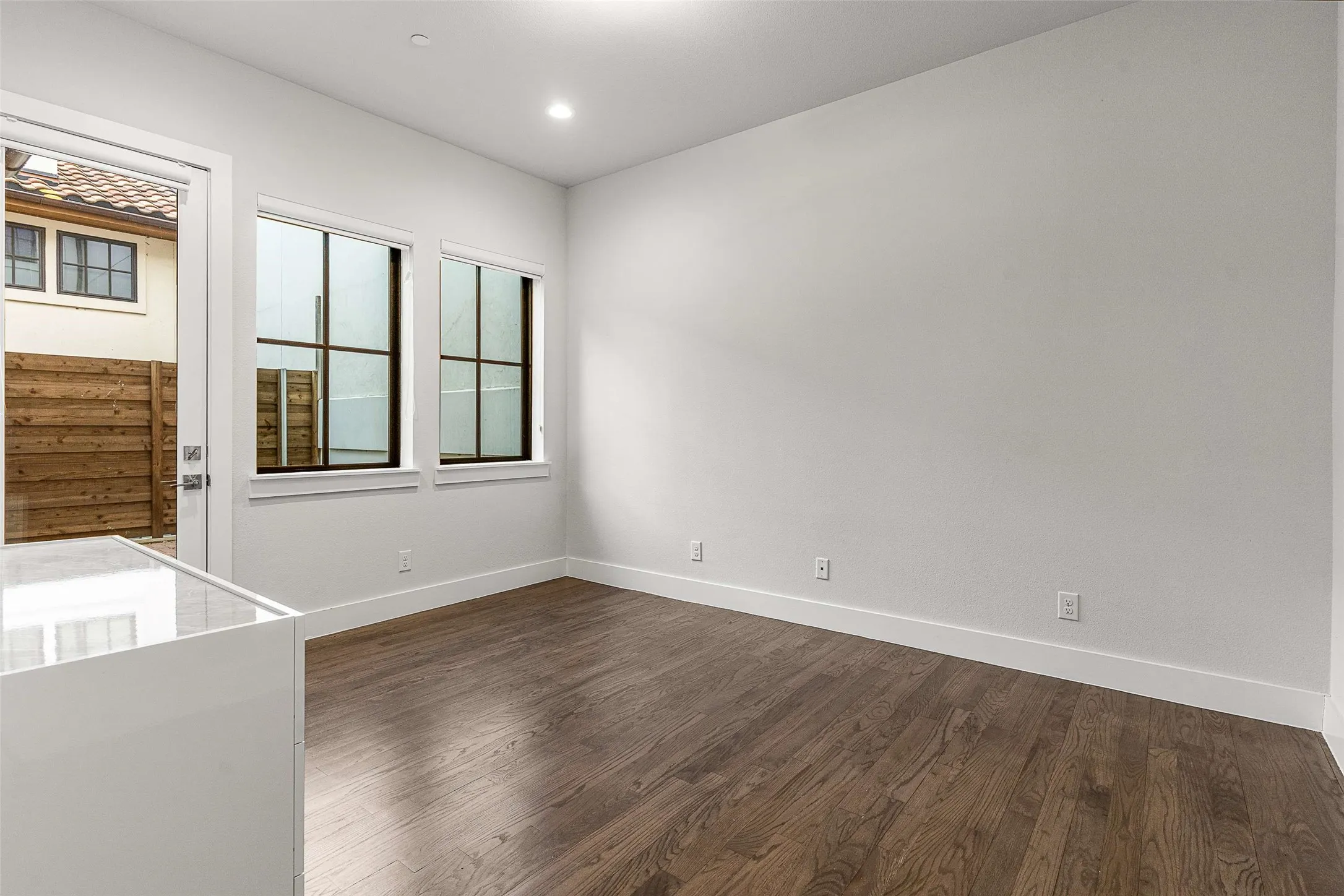 Downstairs office space