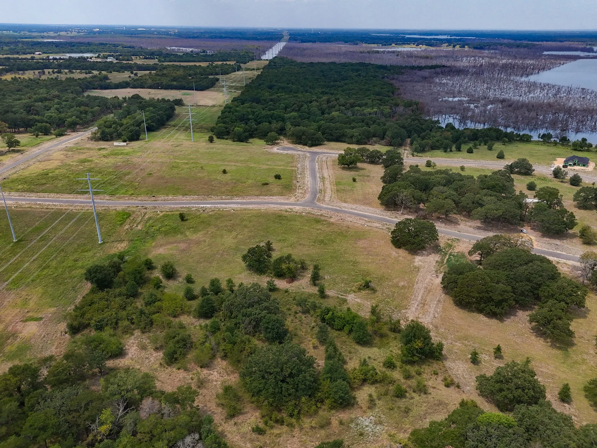 Aerial view of property and surrounding area