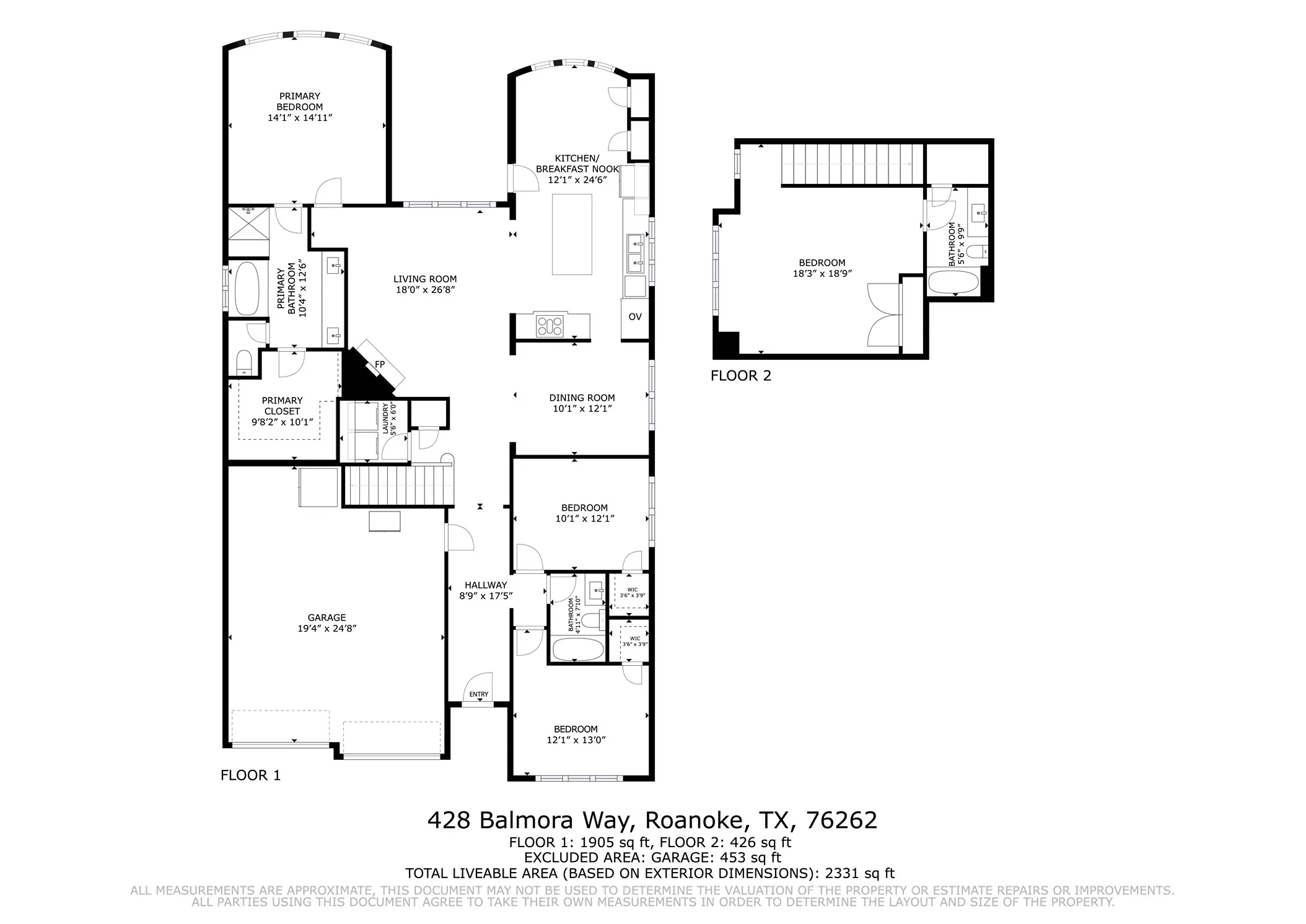 Single Family Residence For Sale in Denton County , 428 Balmora Way, Roanoke, Texas 76262, 3 Bedroom, 3 Bathroom, 2 Garage spaces, 2,333 Sqft, built in 2017, mls#21298516, Real Estate Agent in Roanoke, Homes For Sale in Denton county, Homes For Sale in Roanoke, Realtor in Roanoke Texas, Real Estate Brokerage Independent Realty Texas, Luminita Cordes Realtor