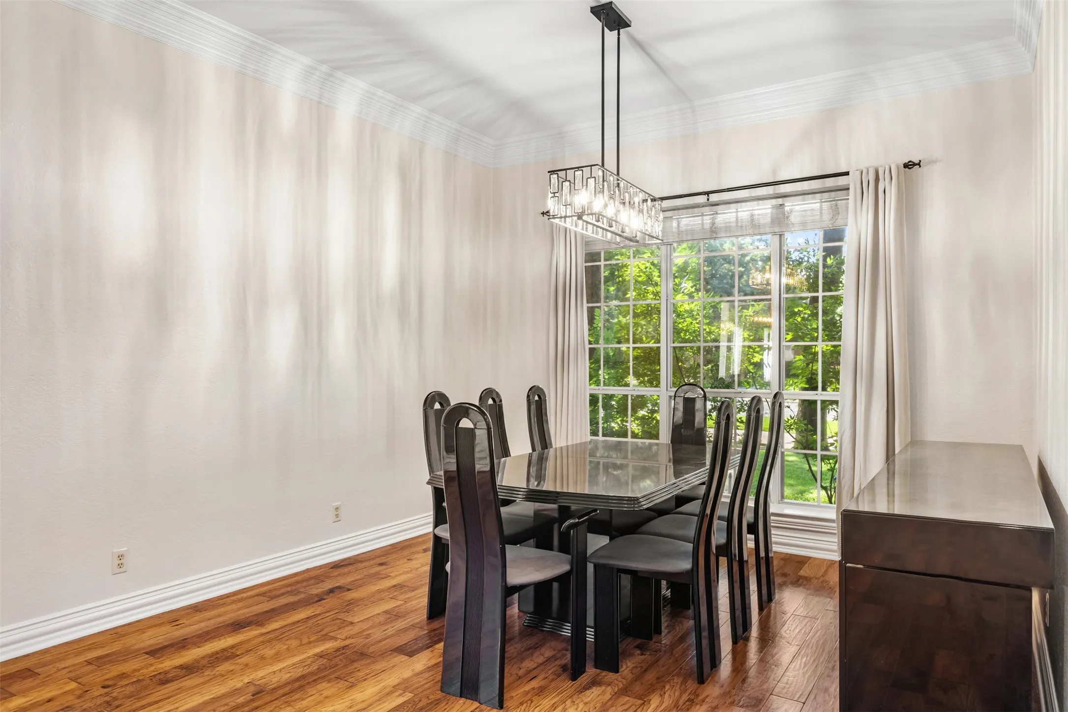 Formal Dining Room at front of house - open to Living & Kitchen.