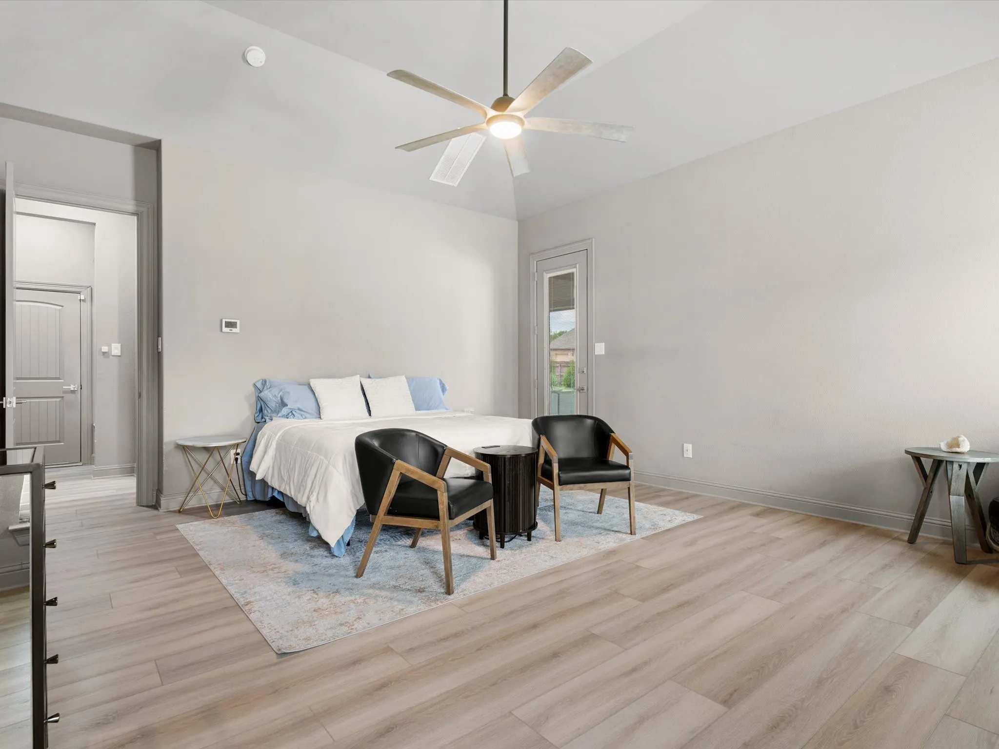 Spacious owner's retreat designed for comfort and relaxation.