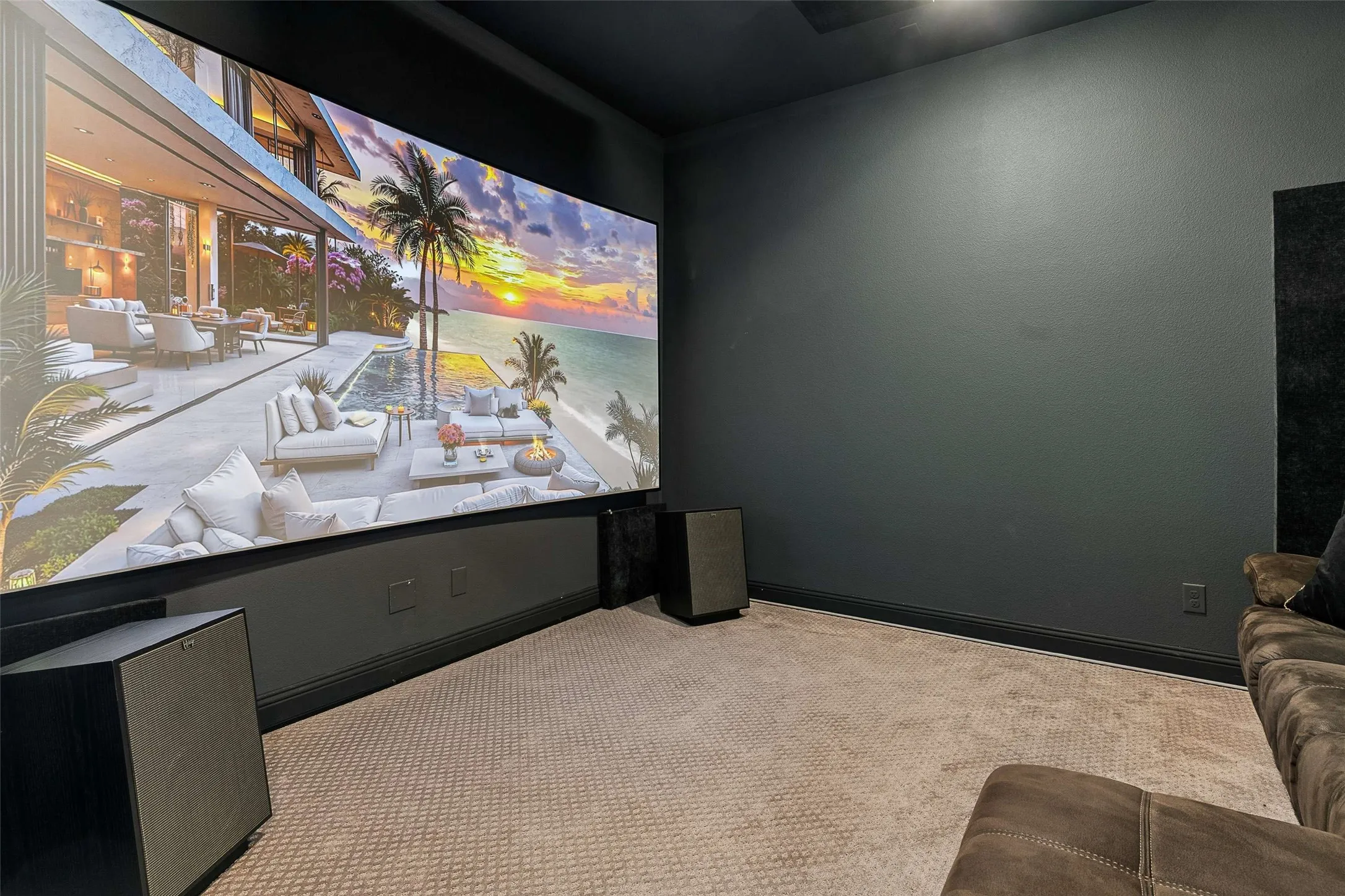 Downstairs Media Room