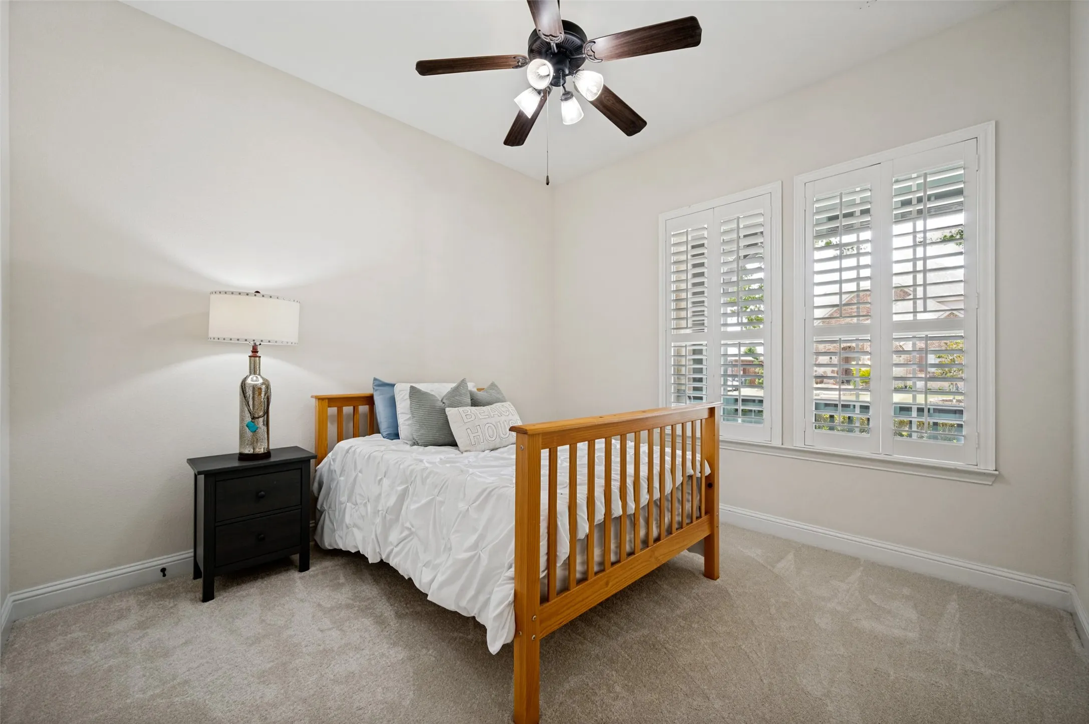All three secondary bedrooms are very large with walk in closets.