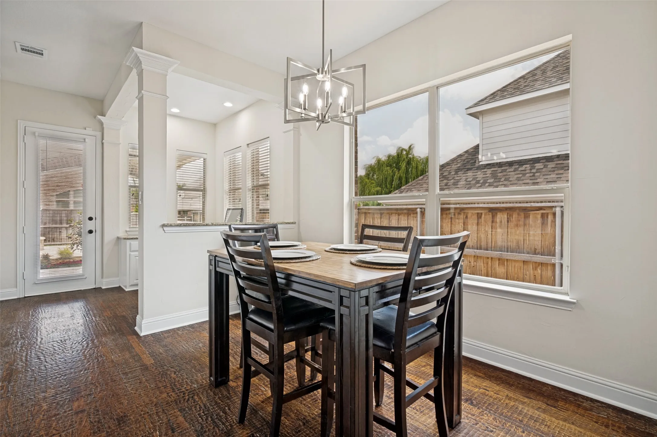 A second dining area perfect for hosting family and friends.