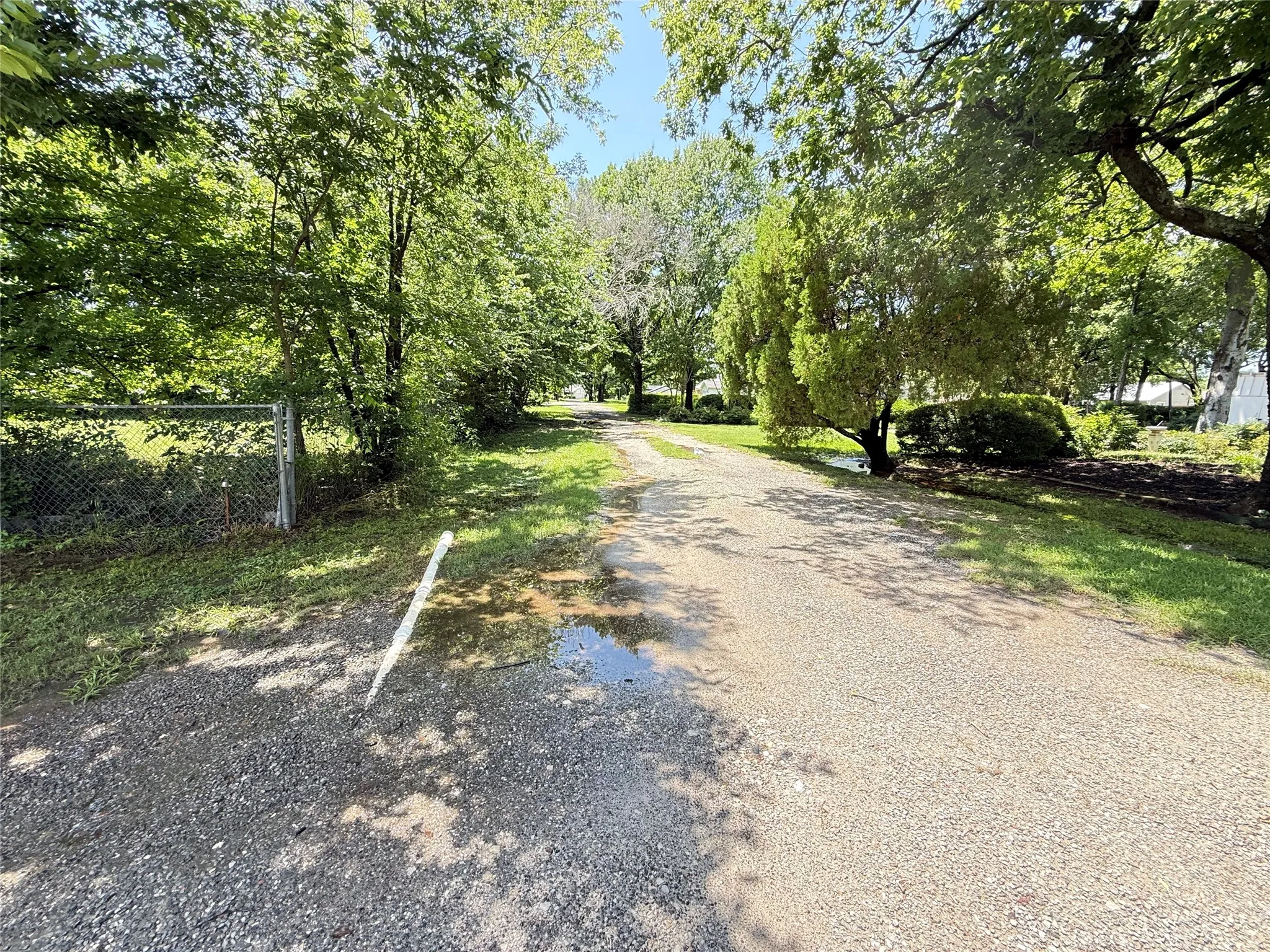 Alley to back of property and RV storage
