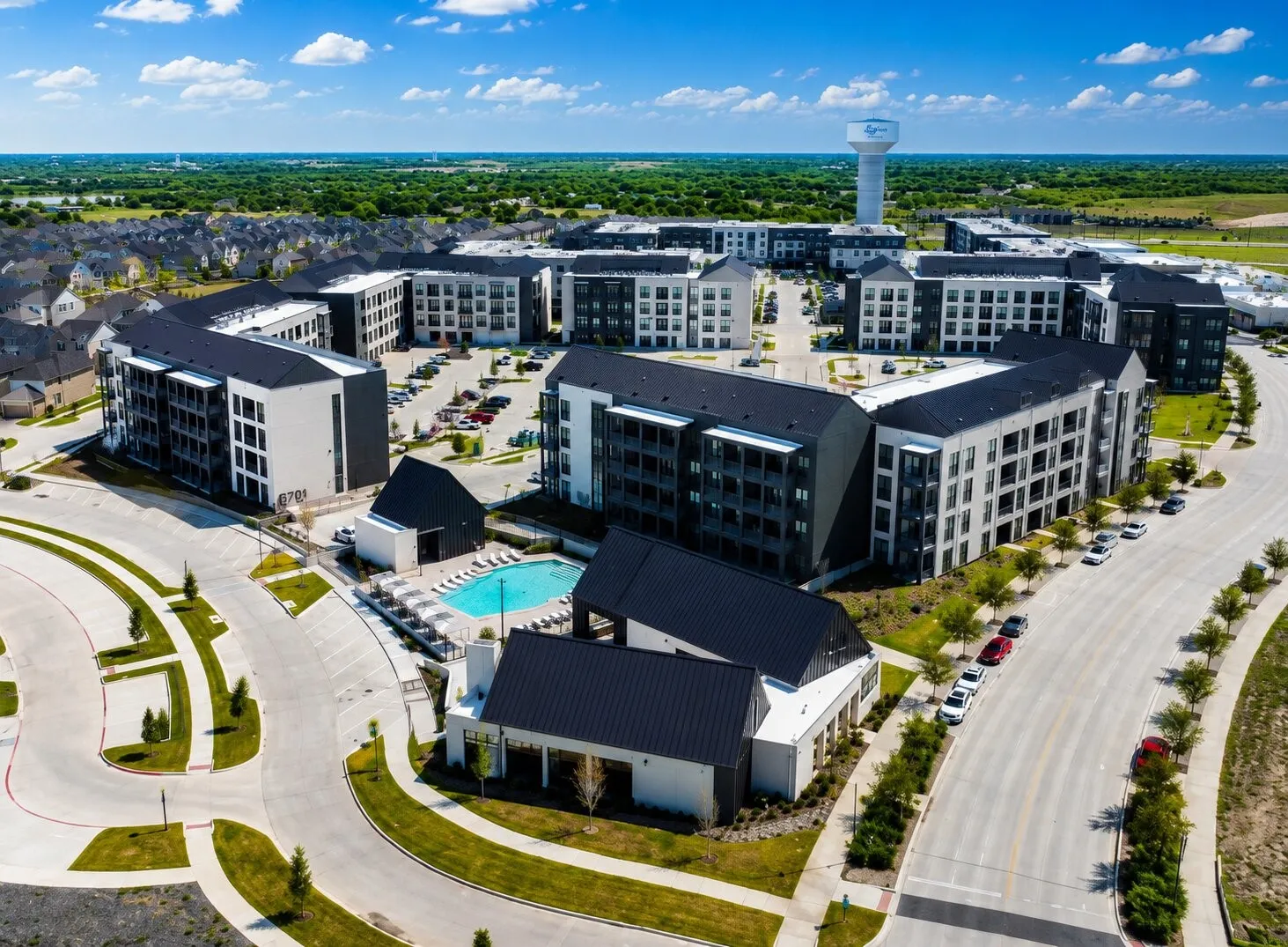 Apartment Complex in the Station