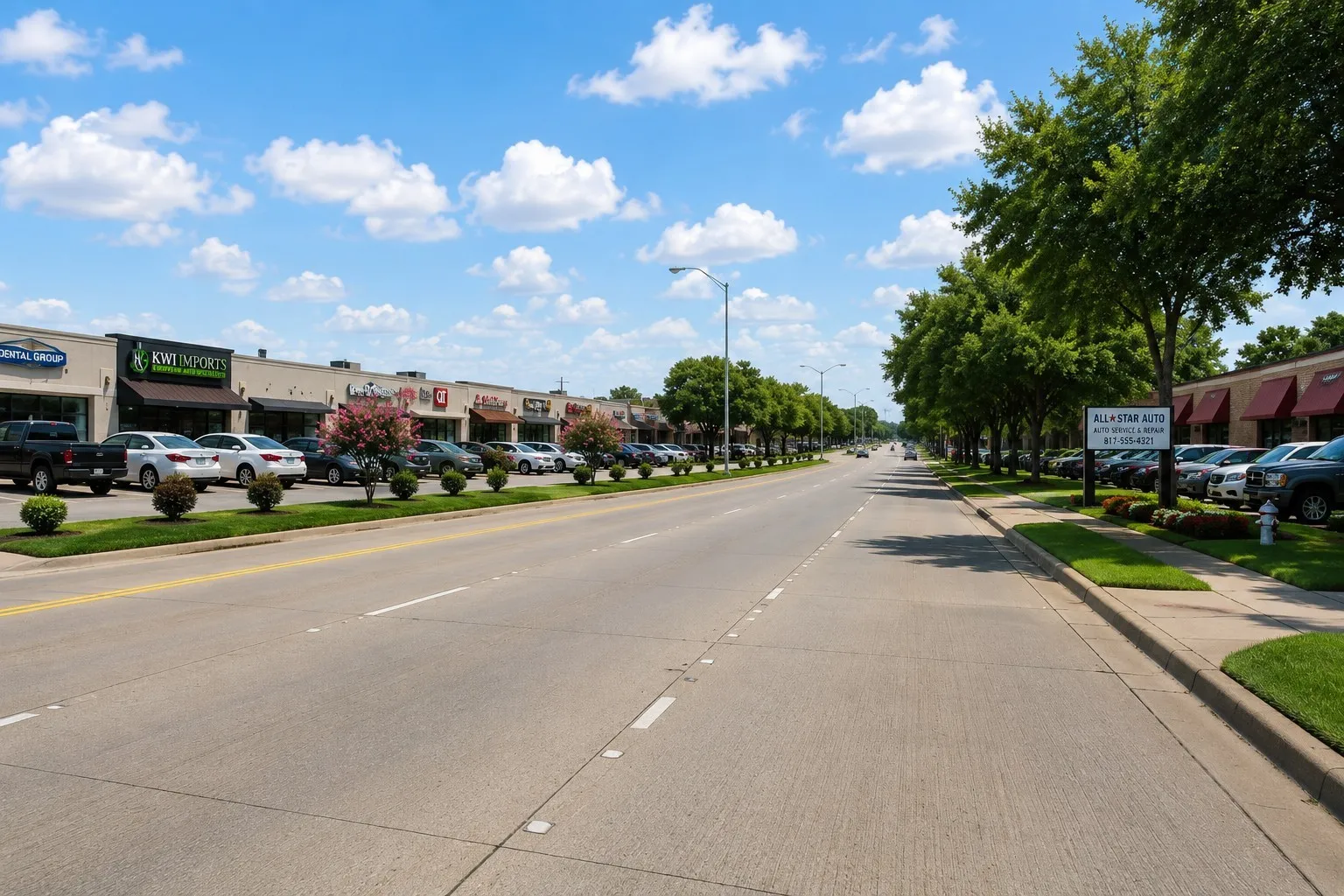 View of street