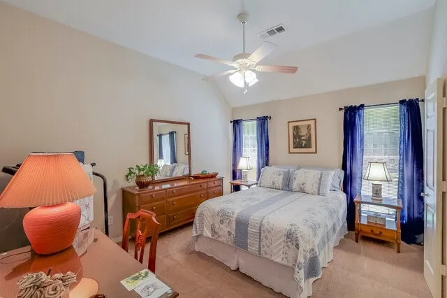 Downstairs with shared jack and jill bathroom
