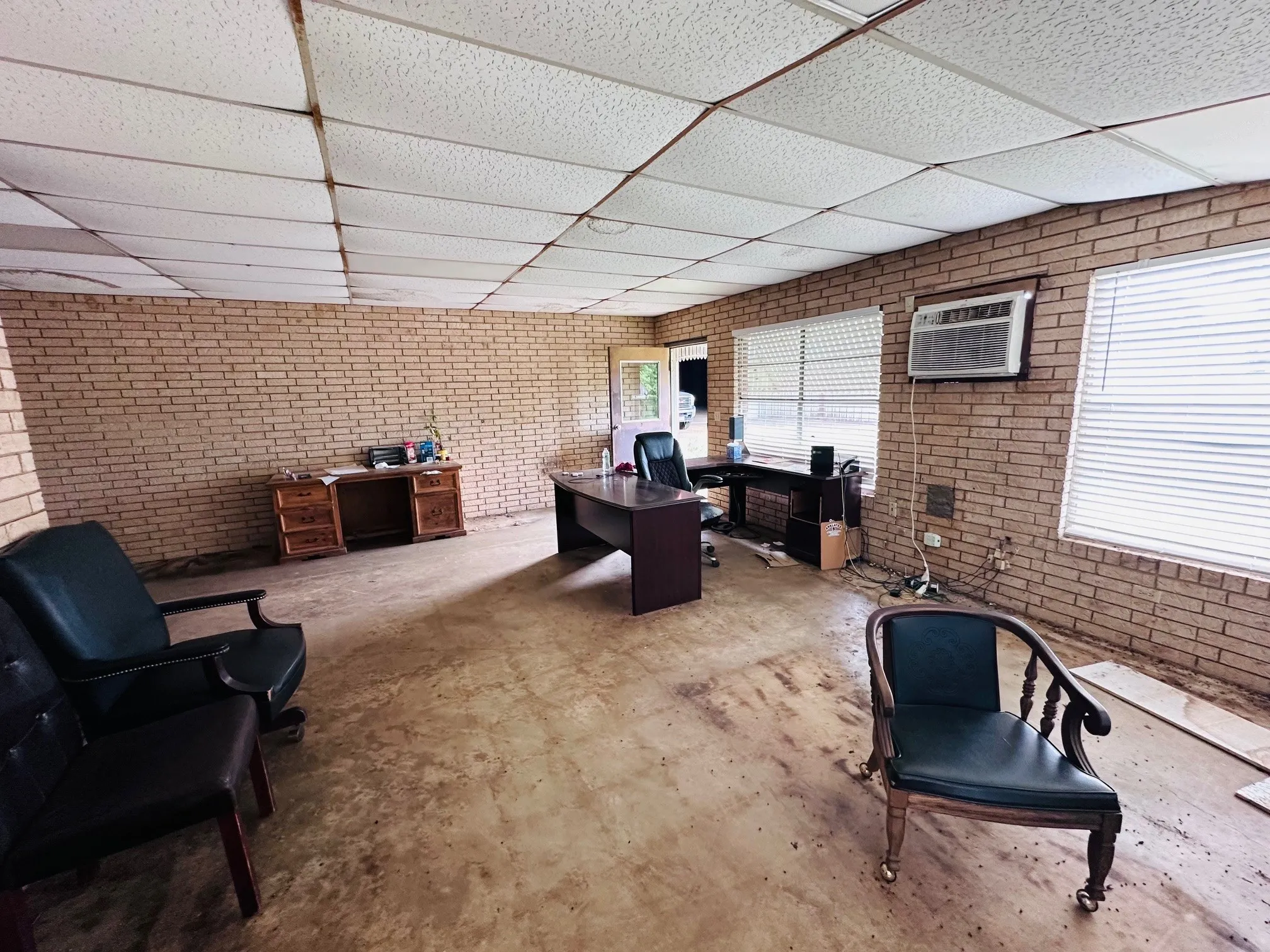 Spacious open office area