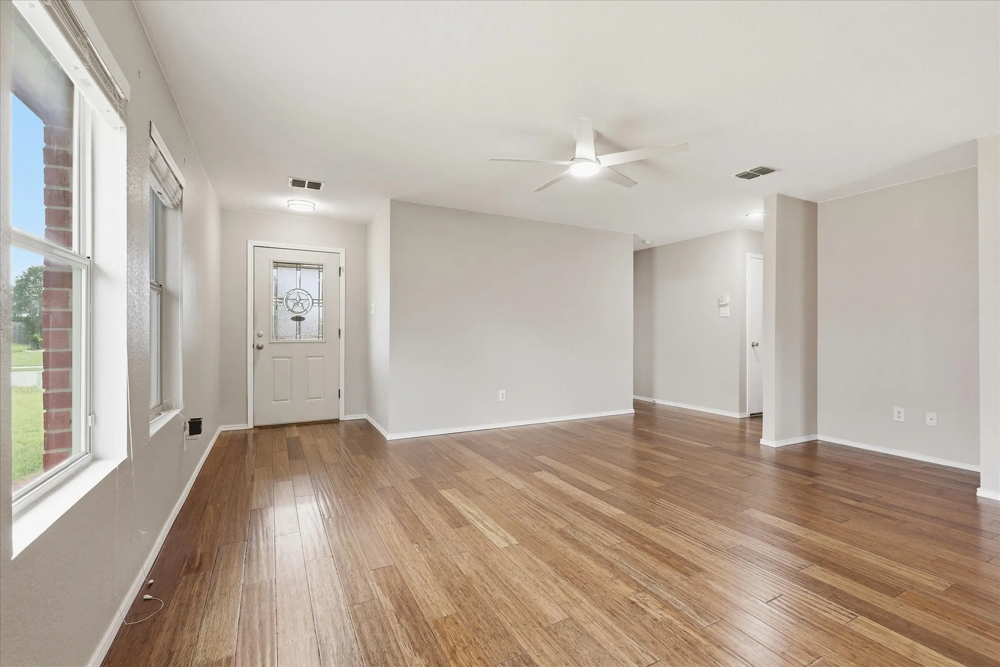 Open concept living space