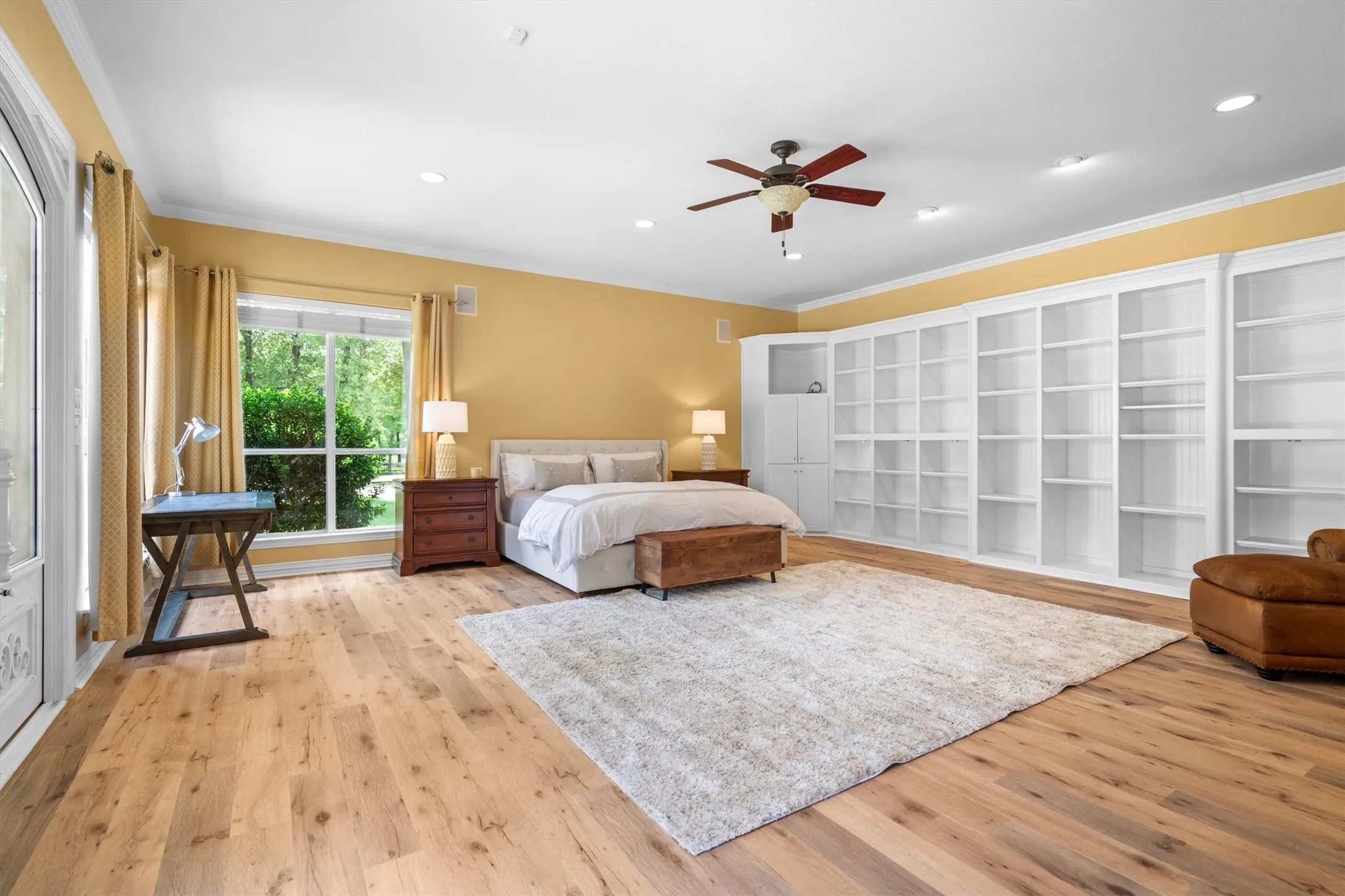This is the second primary suite on the other side of house, adjacent to the huge game room.
