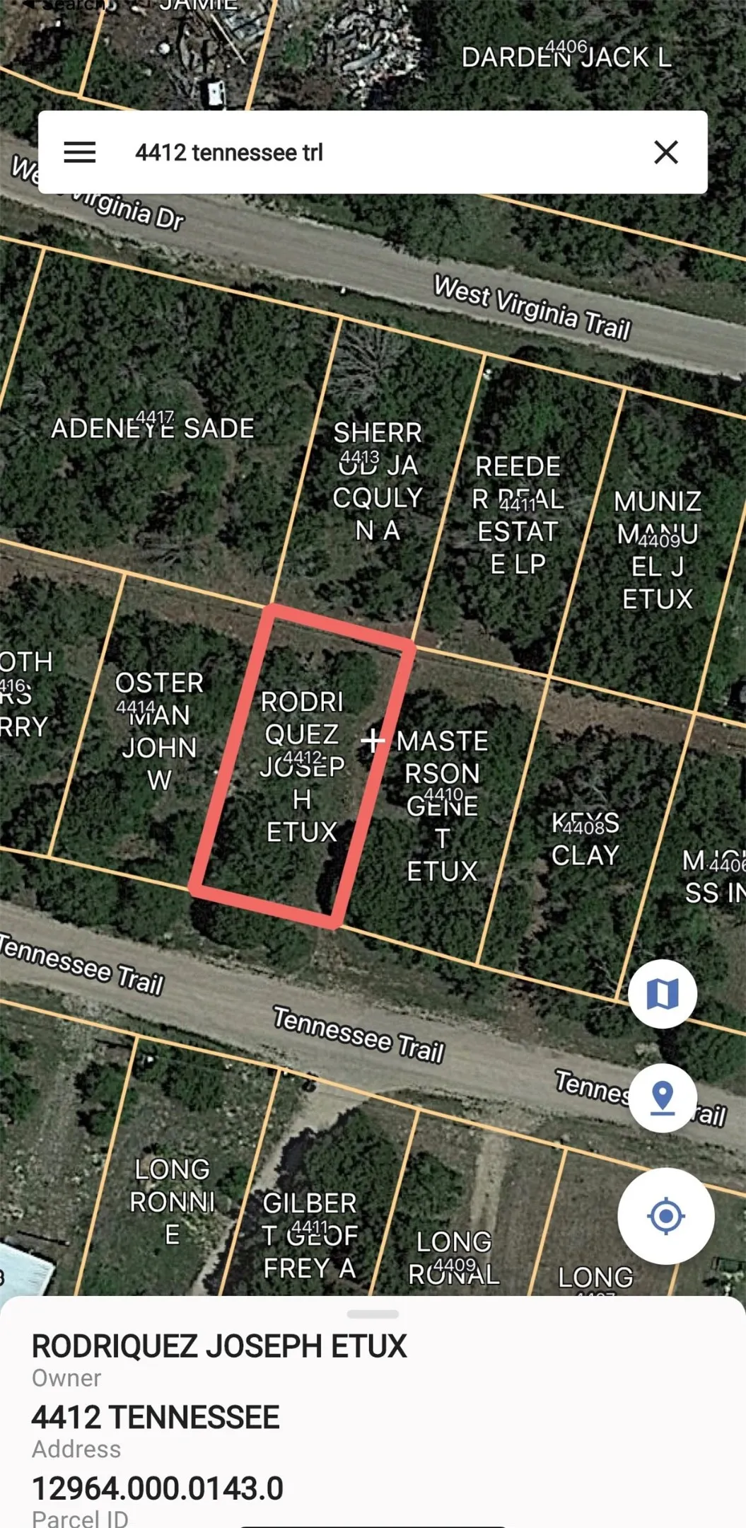 Map location