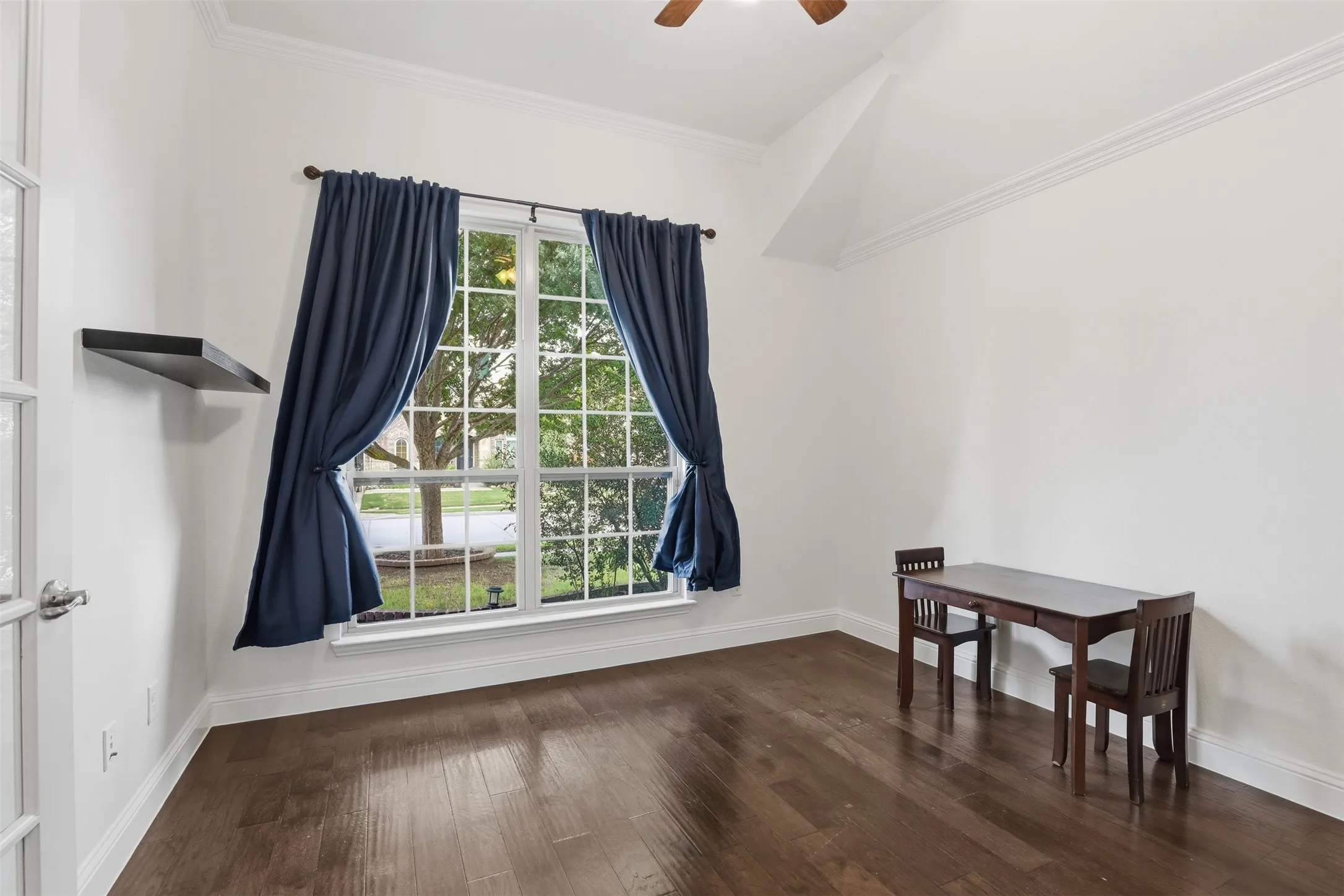 Study or other glass door room