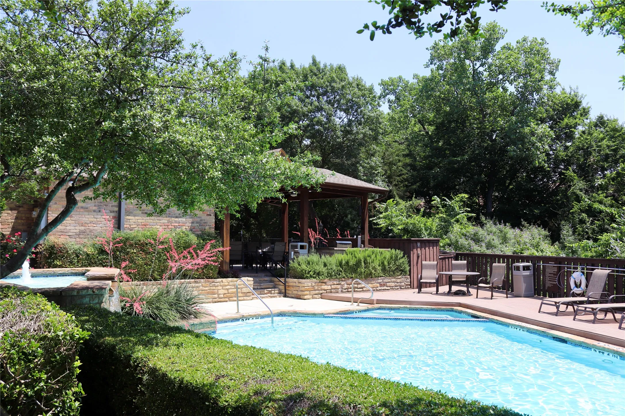 Primary pool and clubhouse