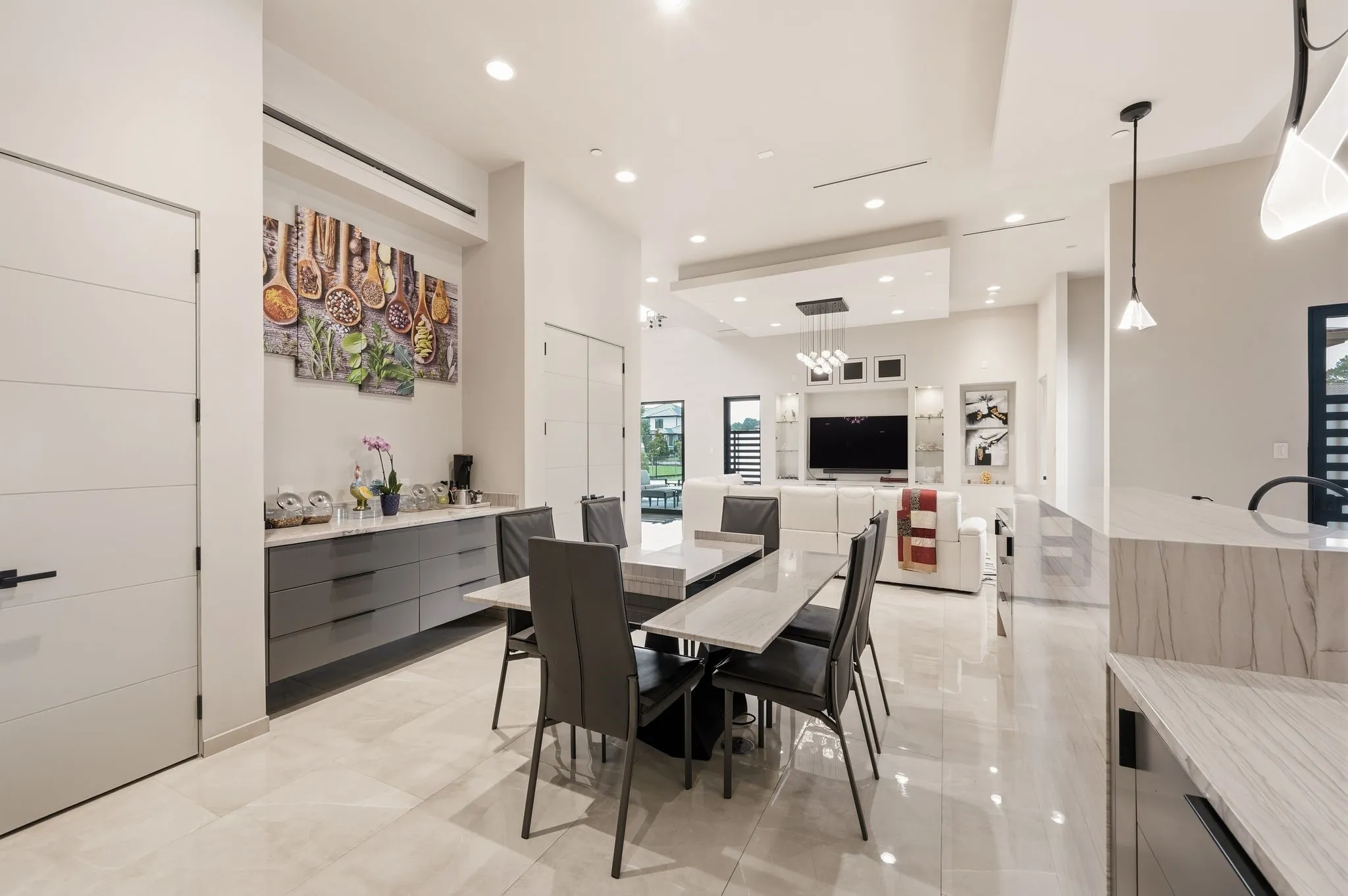 Elegant dining space designed for effortless entertaining.
