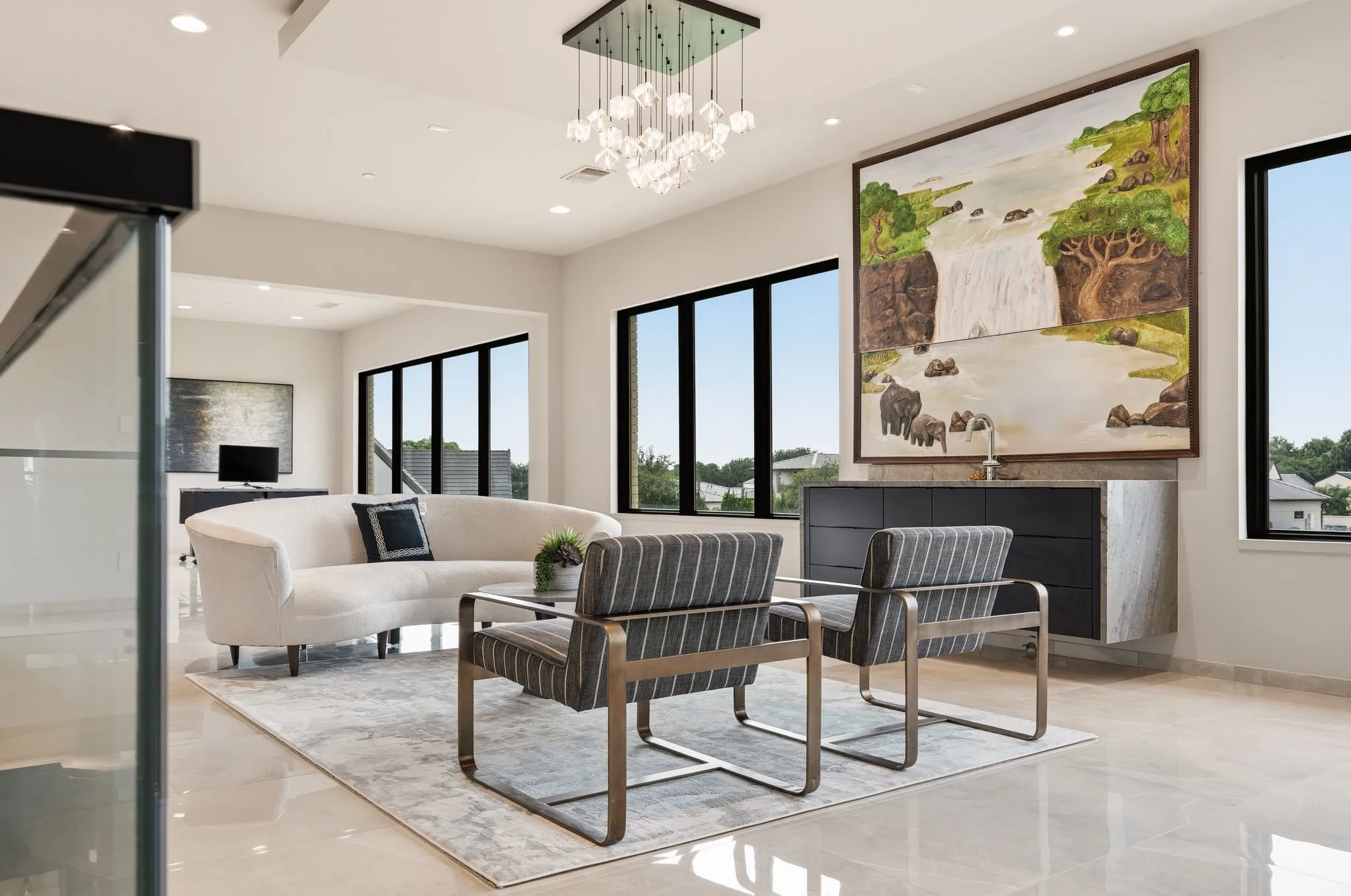 Versatile living space ideal for media, lunge or entertaining.