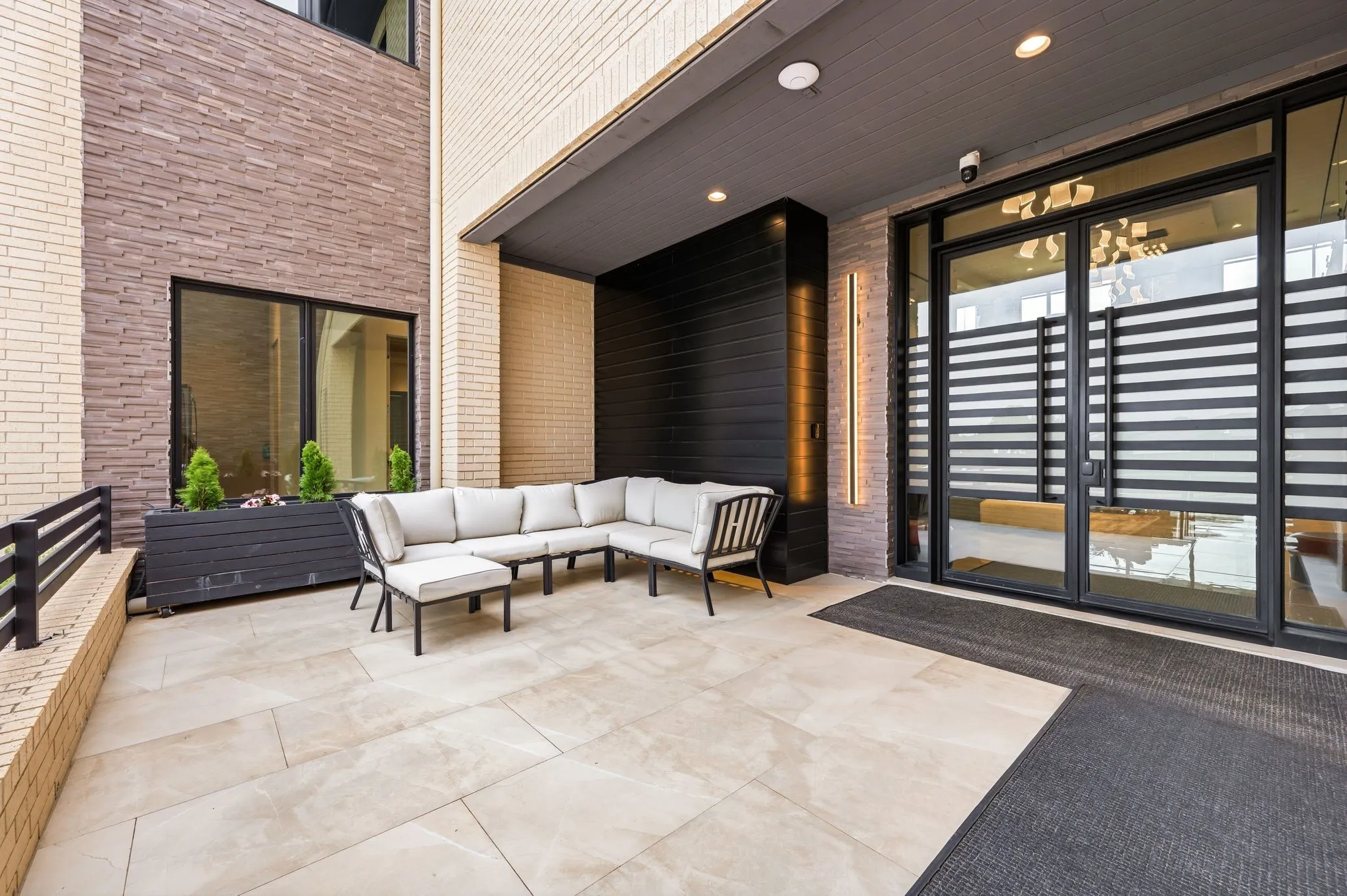 Covered outdoor patio designed for seamless indoor-outdoor entertaining.