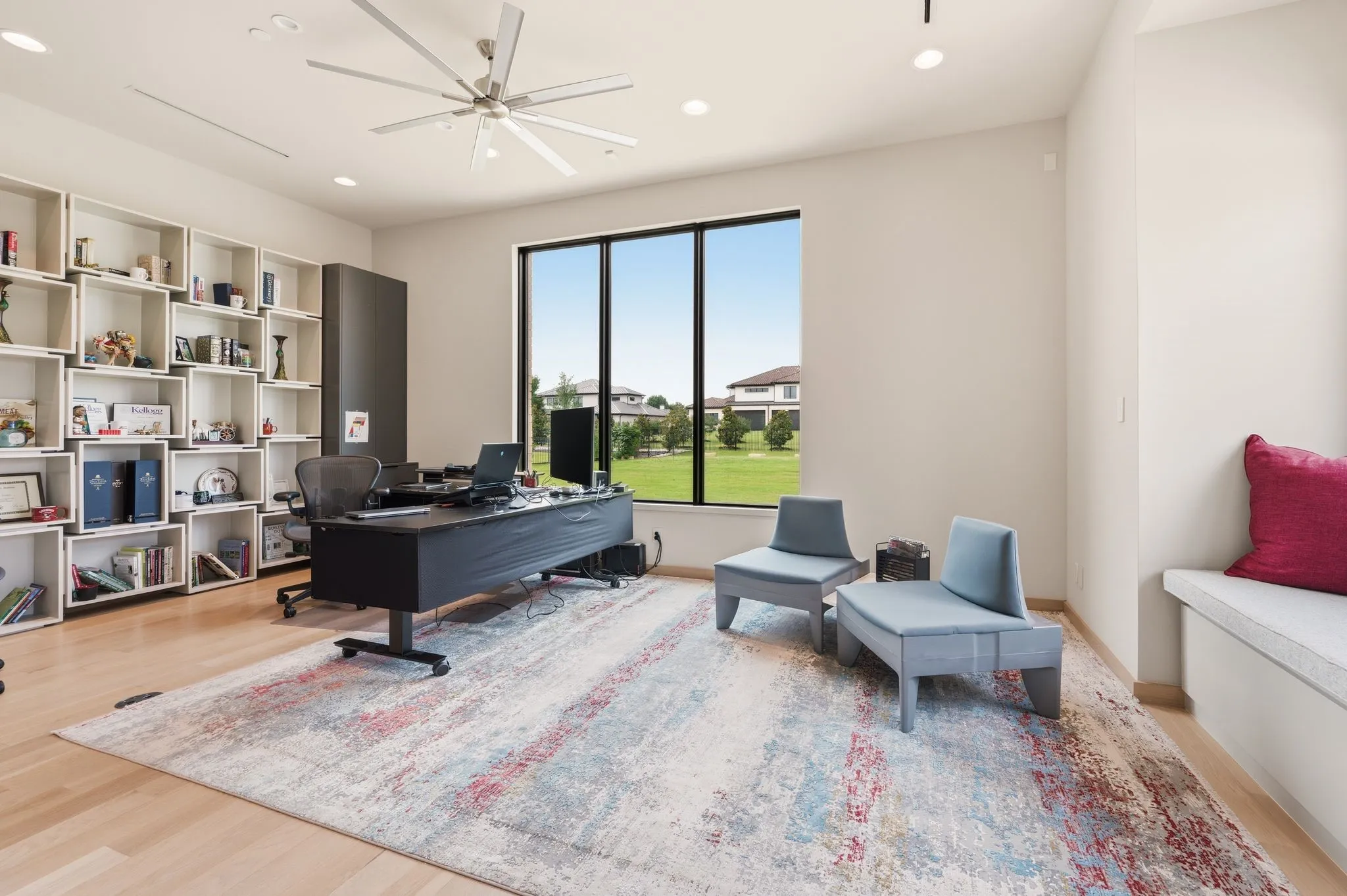 Private executive study ideal for working from home.