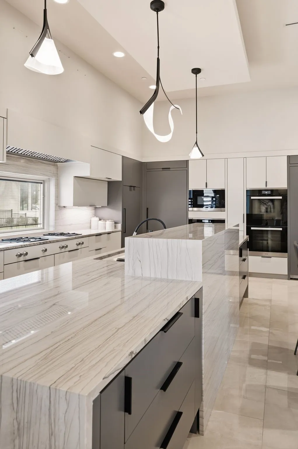 Premium finishes featuring custo cabinetry.