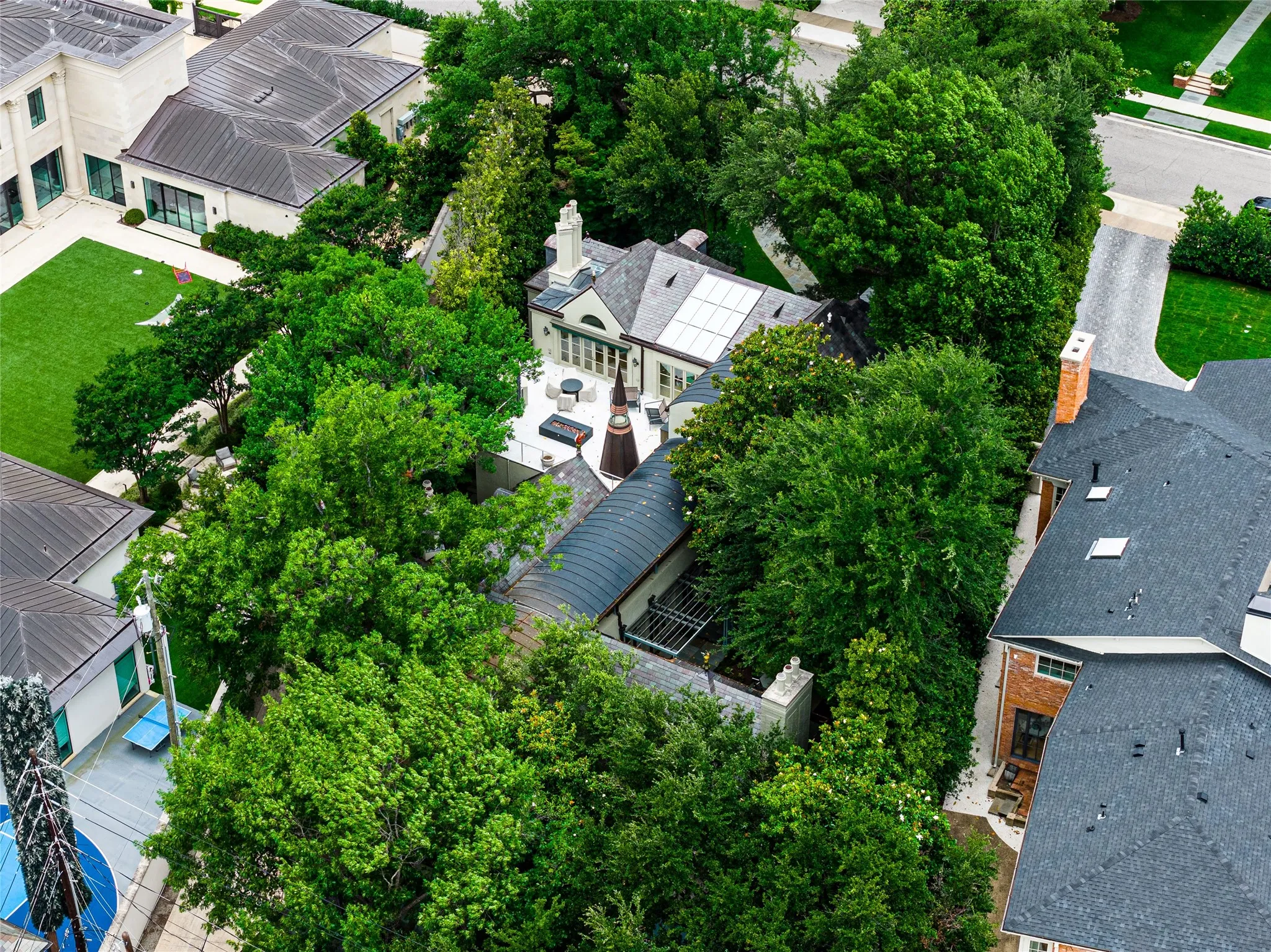Rear view of property
