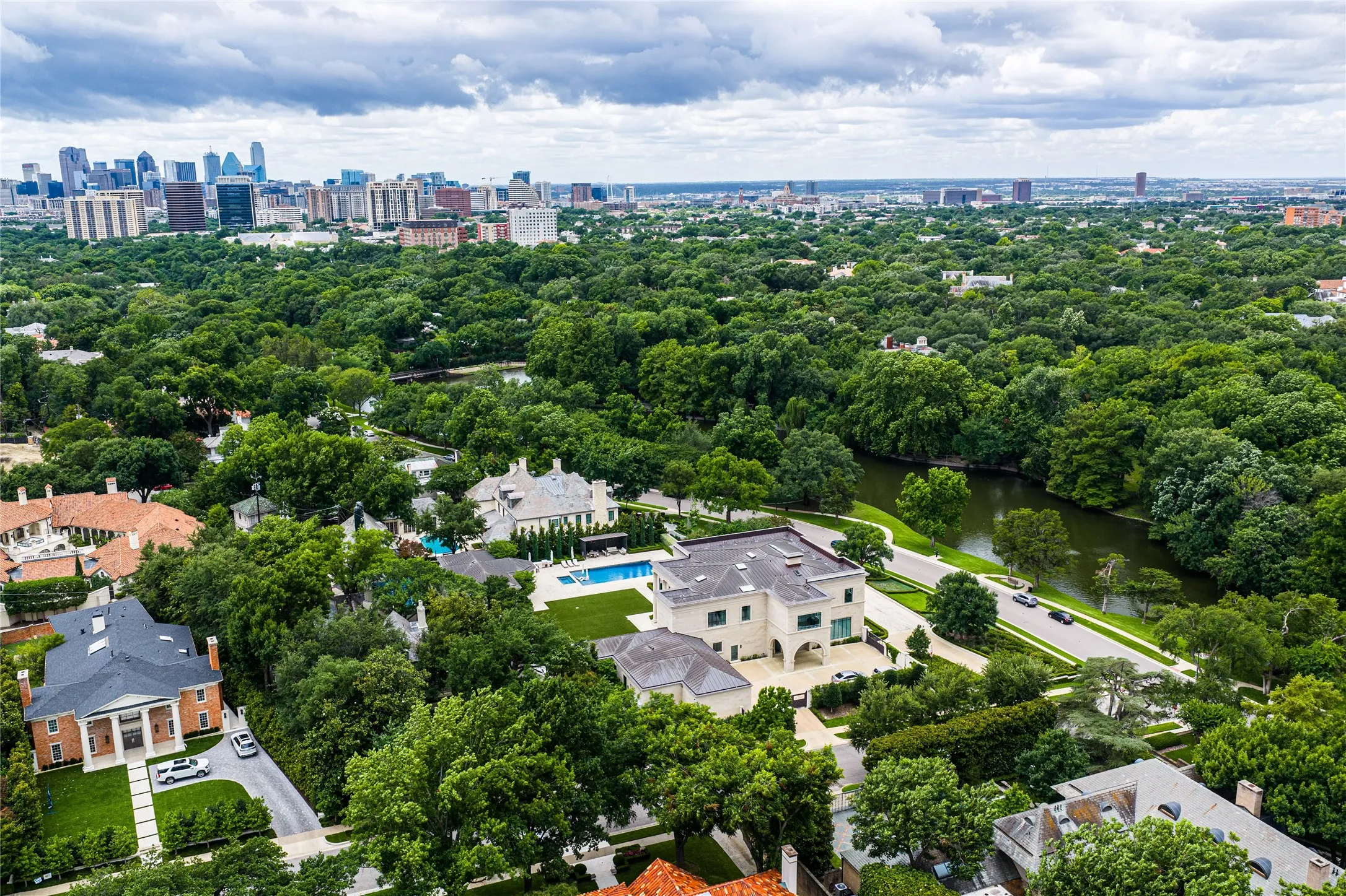 Heavily treed lot, first house on Gillon off Lakeside by Exall Lake Park