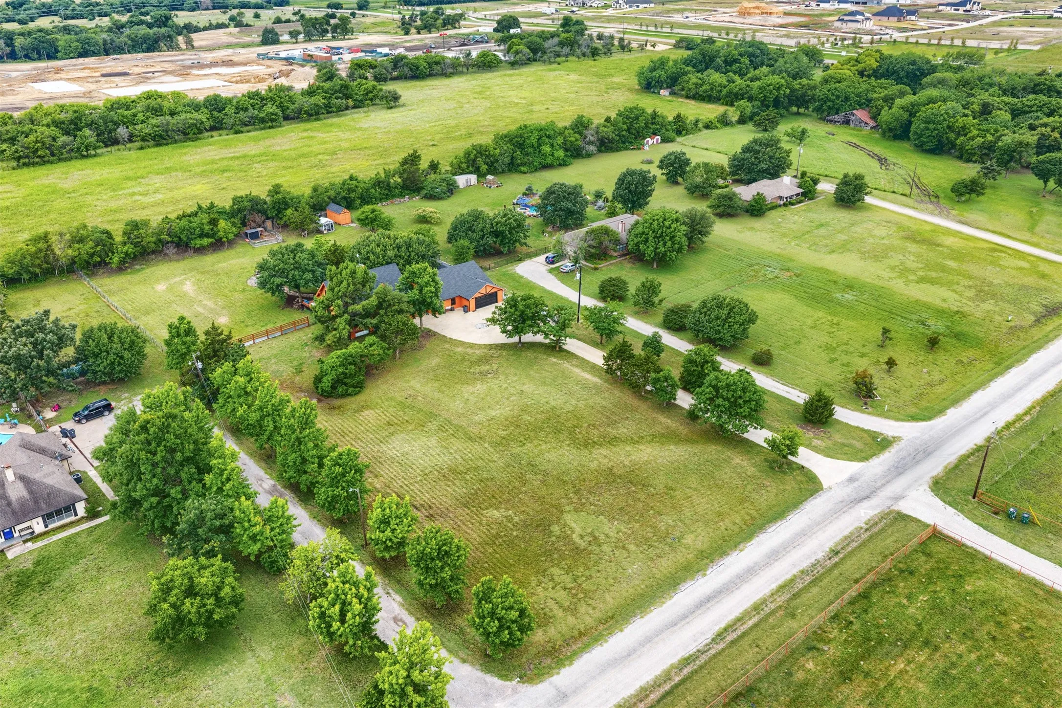 View of Custer Rd /FM 2478 in the distance. Easy access, quiet living!