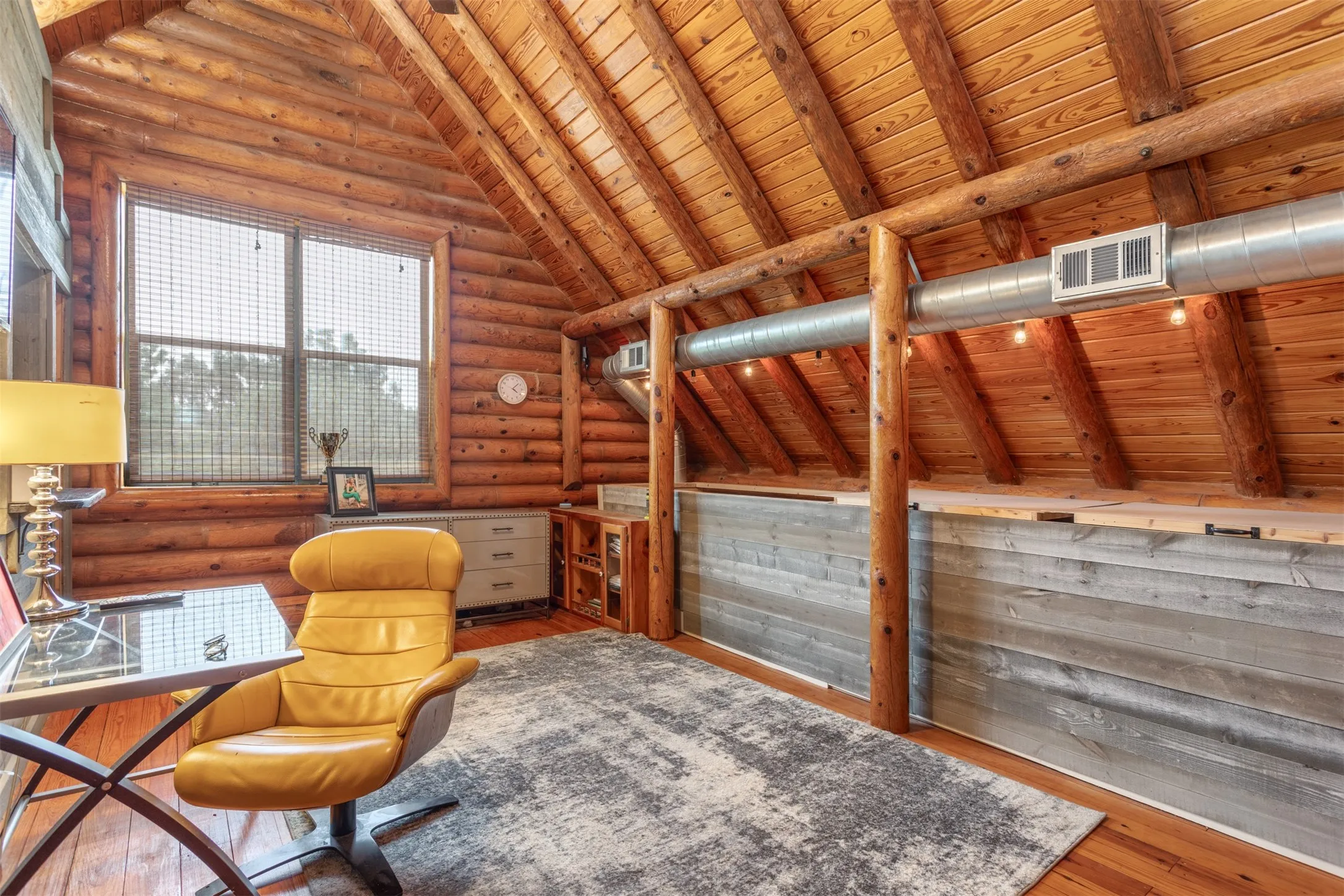 Added storage in the loft - designed for off season clothing