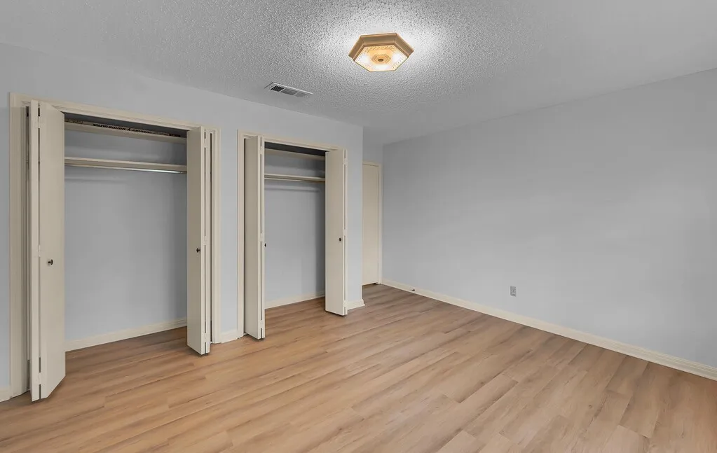 Upstairs Bedroom with Two Closets