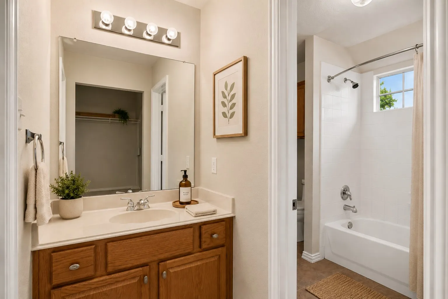 Jack and Jill bathroom