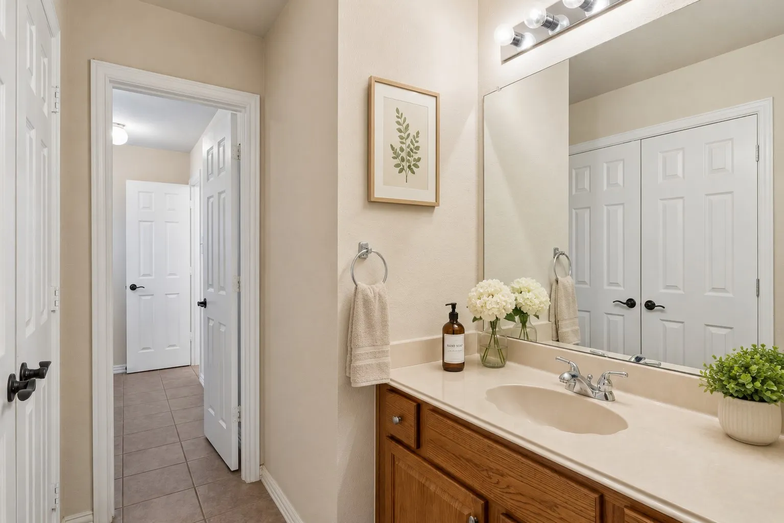 Jack and Jill bathroom