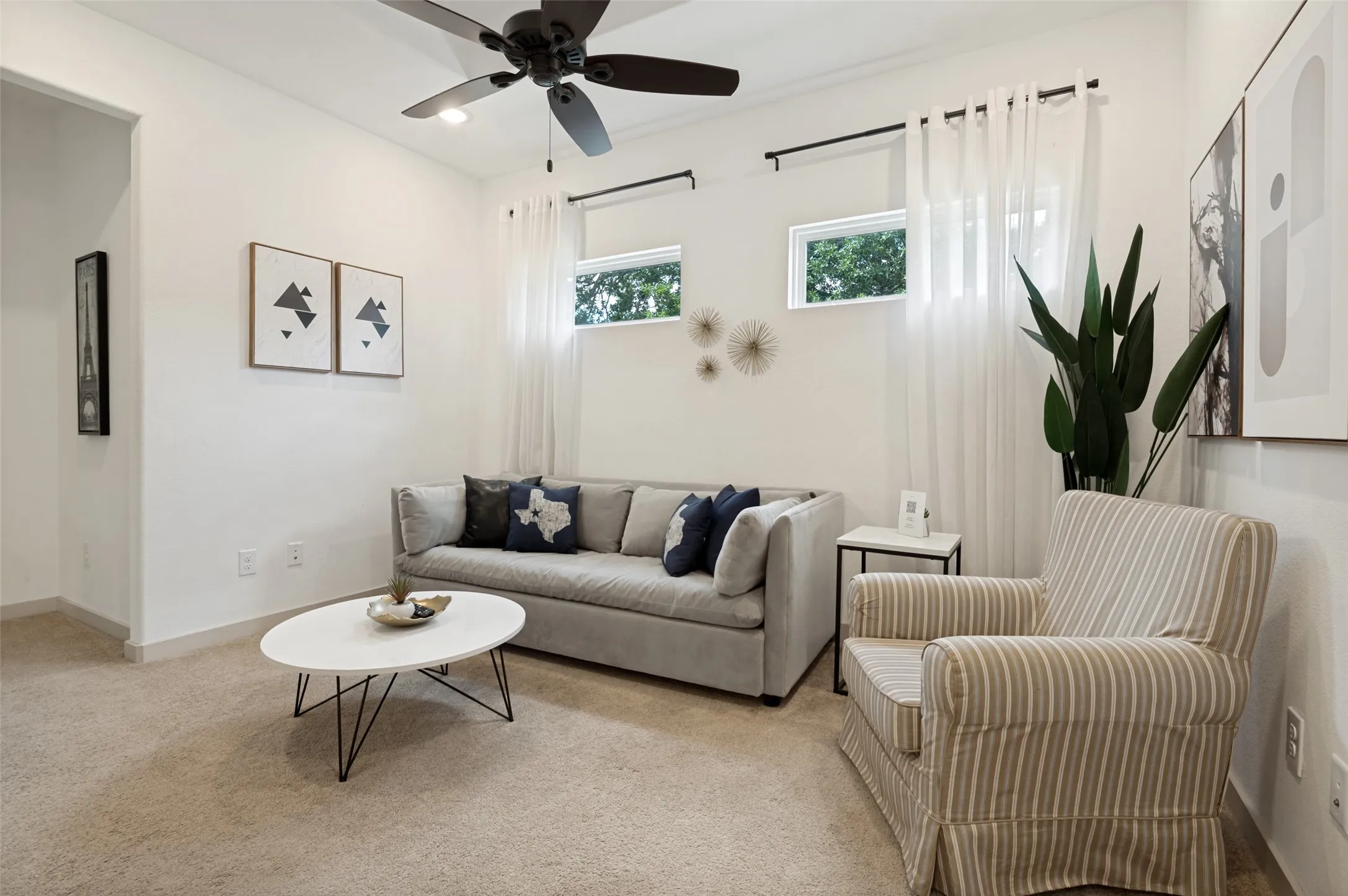 Upstairs living room