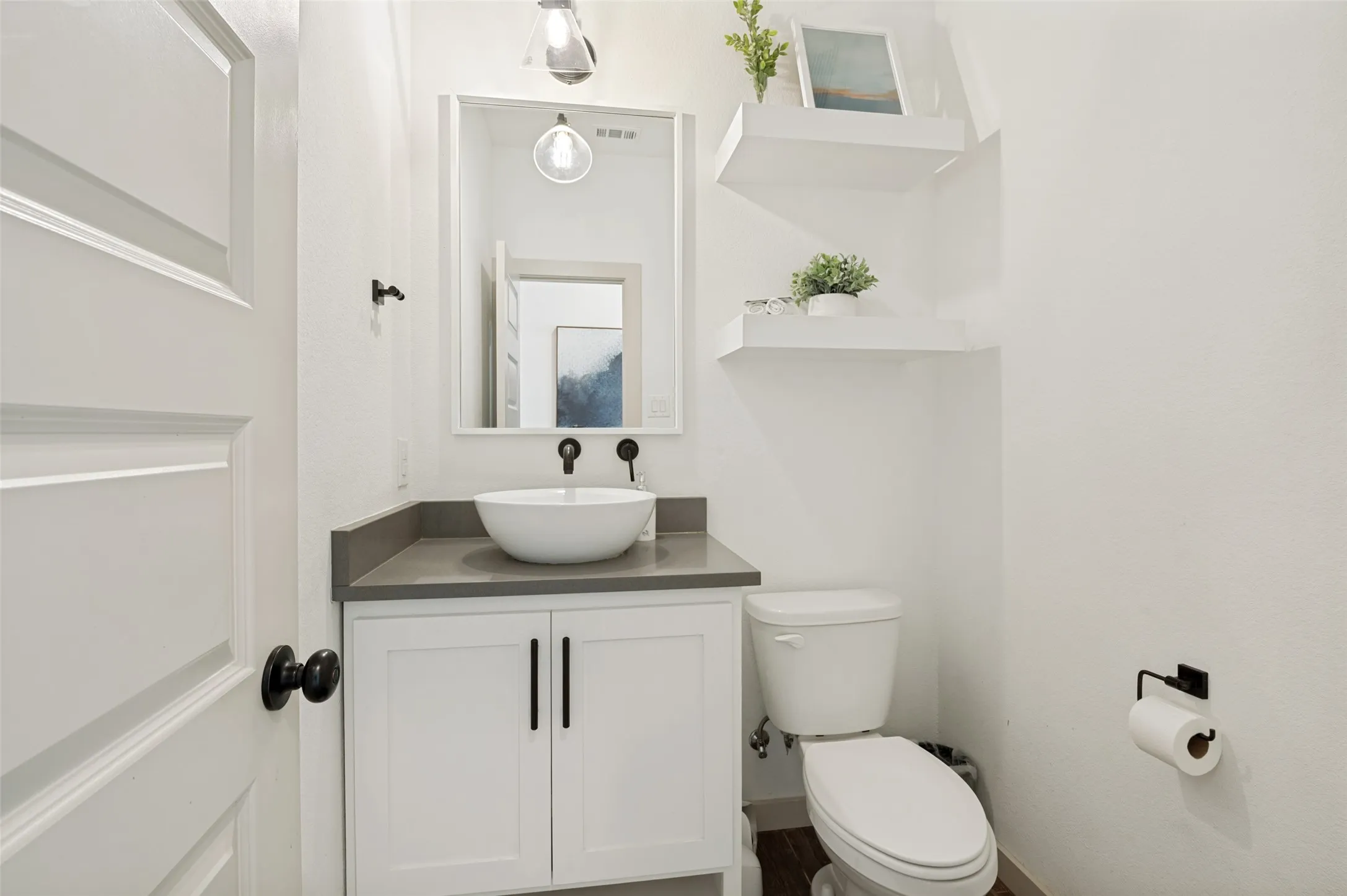 Downstairs half bath