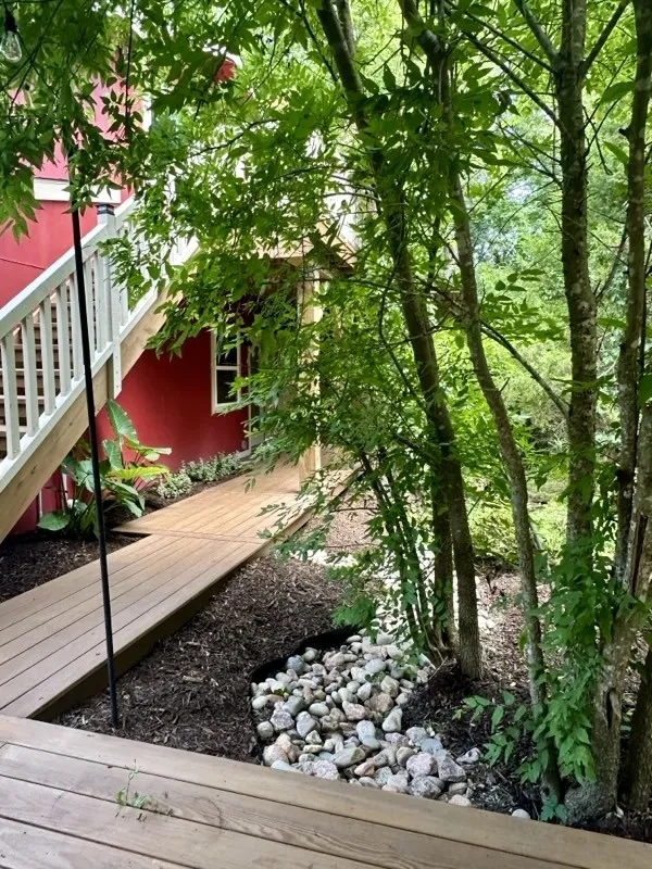 Stairs up to 2nd Residence