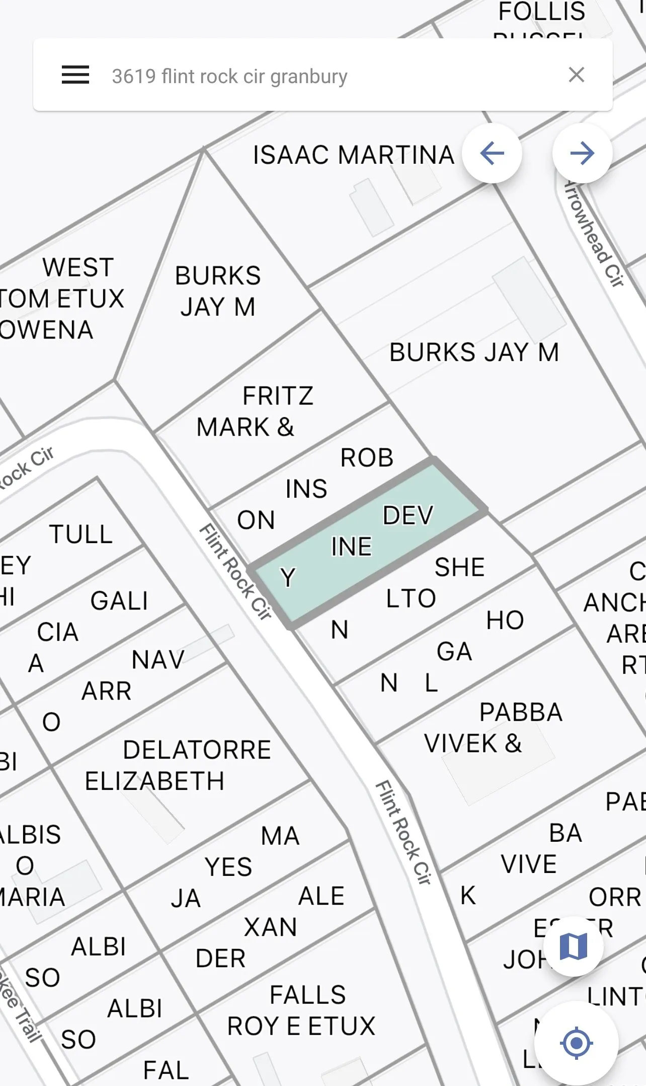 Map location