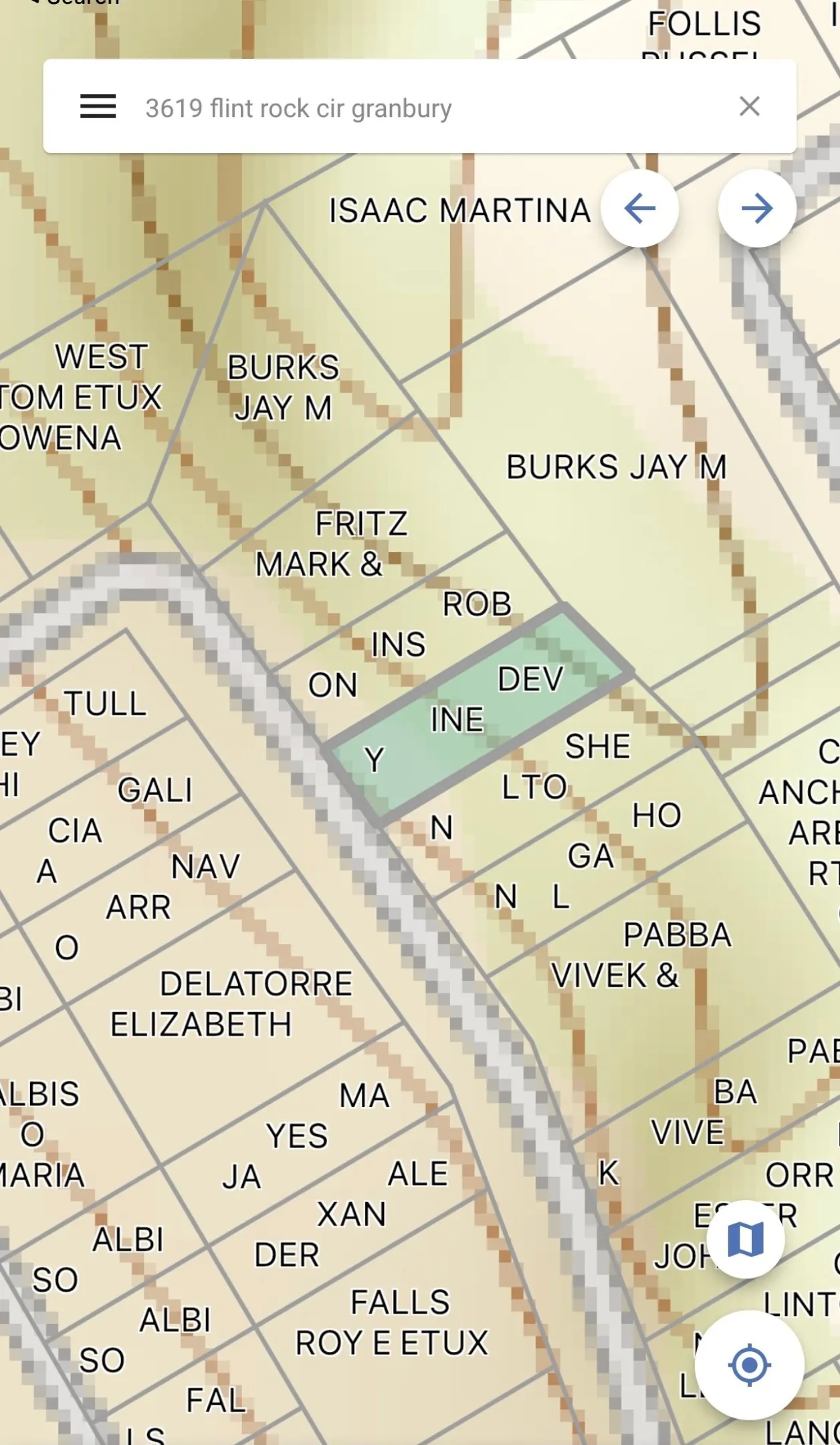 Map location