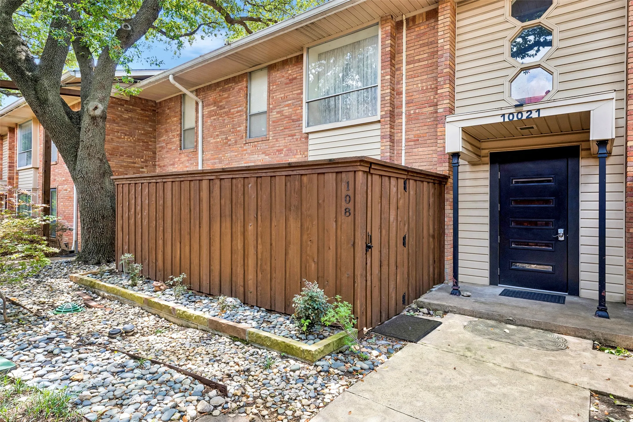 Welcome home to this first-floor unit with no stairs and a private, fenced patio.