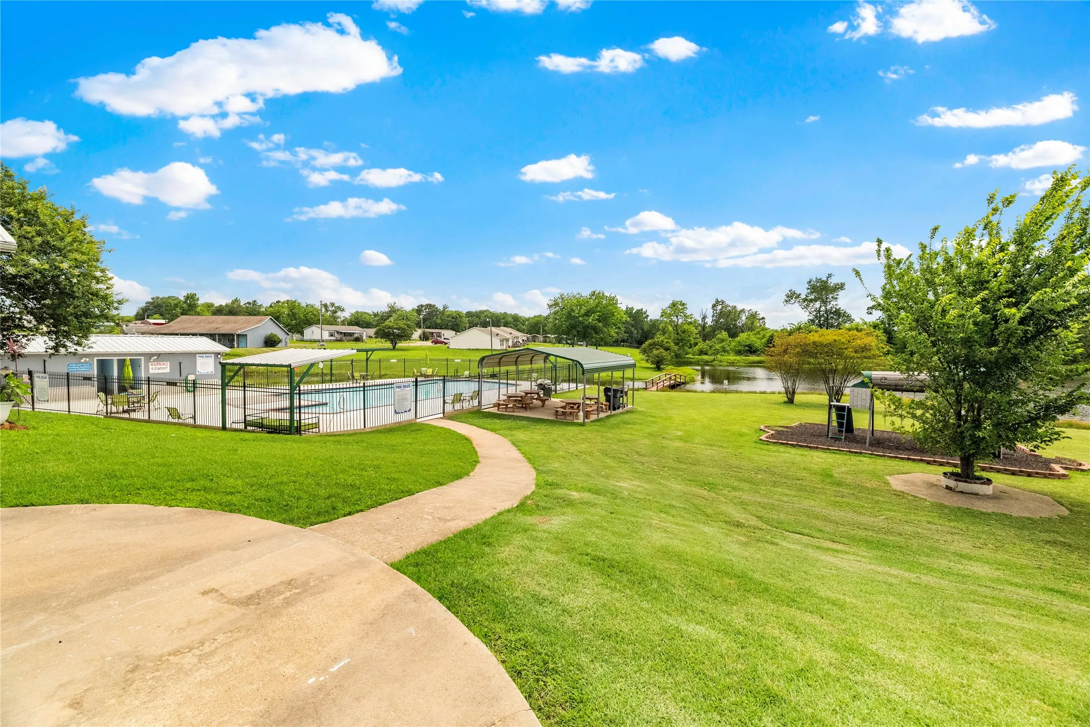 Community pool- Changing rooms- Picnic area_Playground and Pond