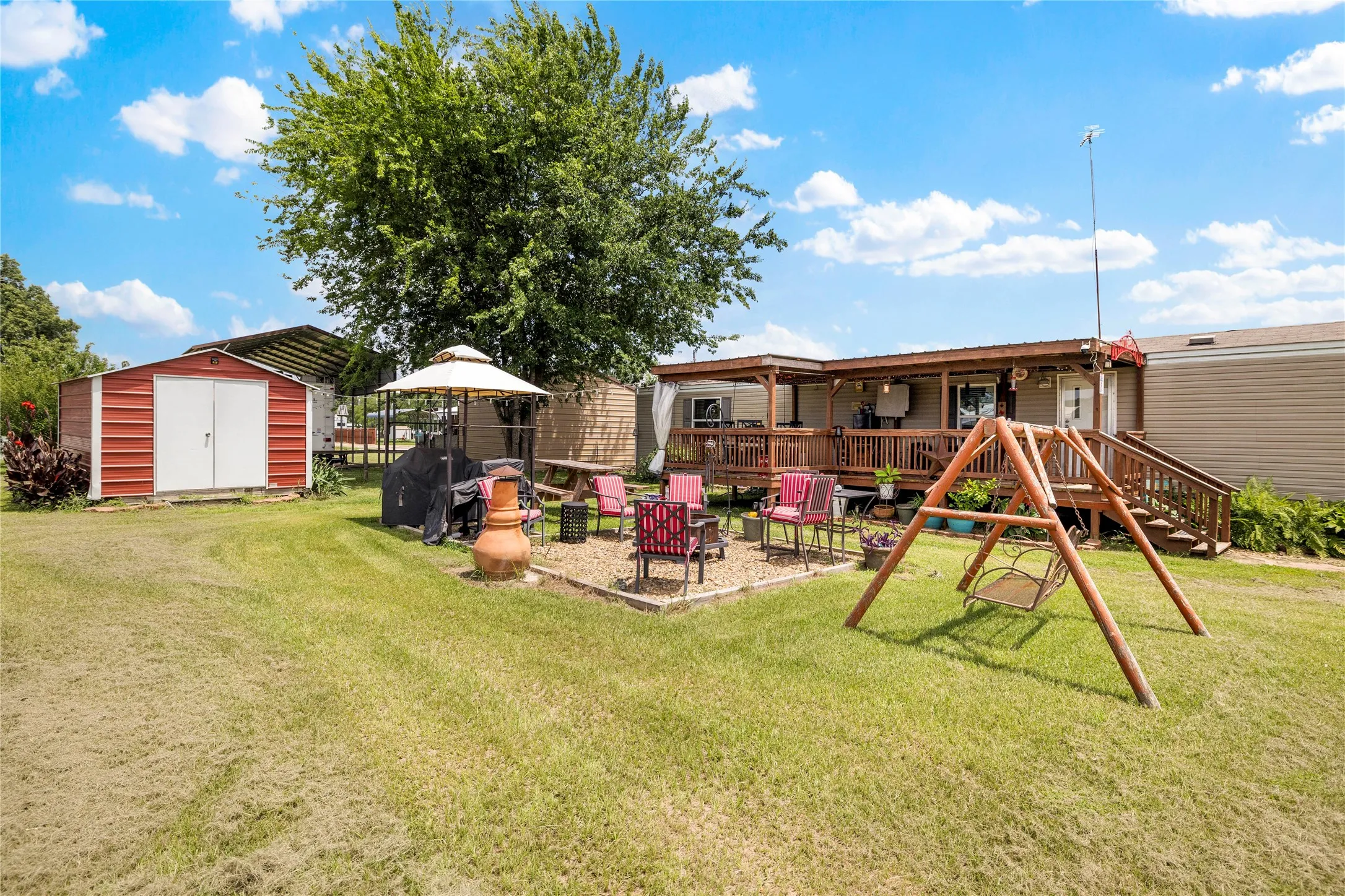Lot 2  Patio and Shed
