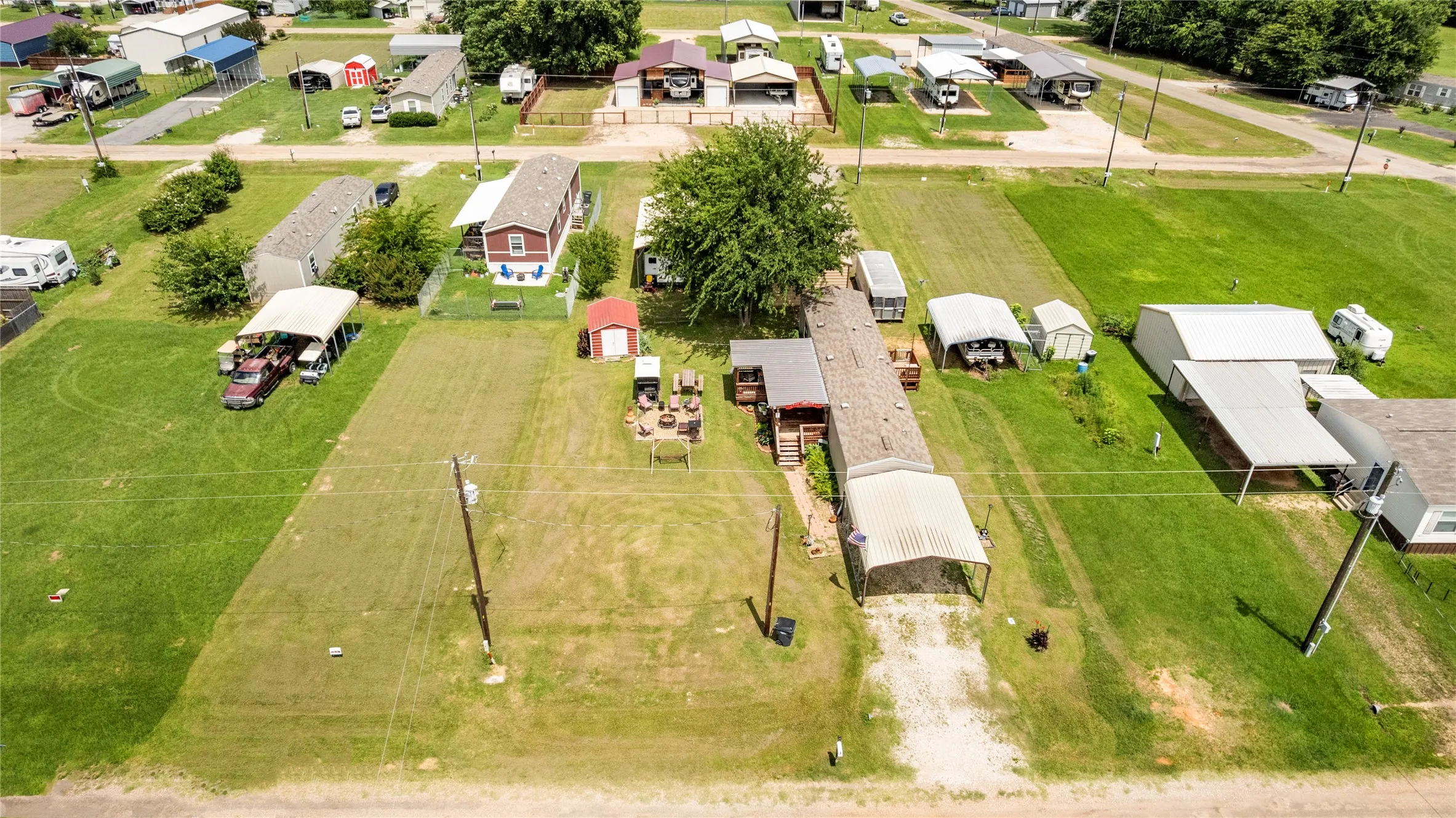 Overhead view from above Mohican St