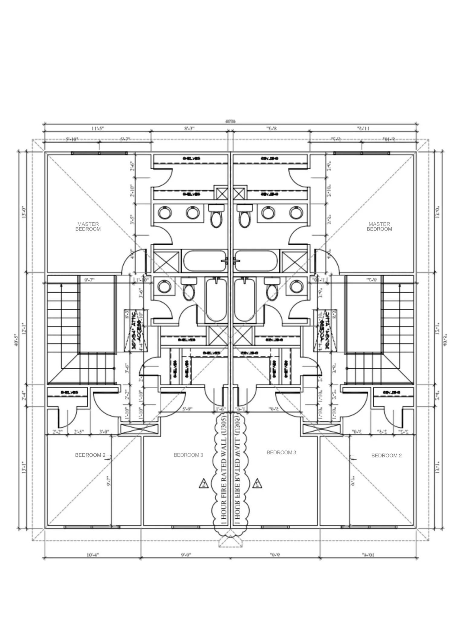 Floor plan - Upstairs
