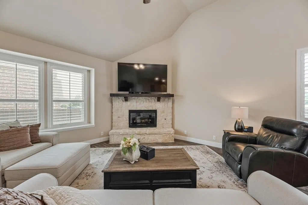 Living /Family Room - Downstairs - First Level - Partial View - Spacious & Comfortable approximately 15'6'' x 17'9''