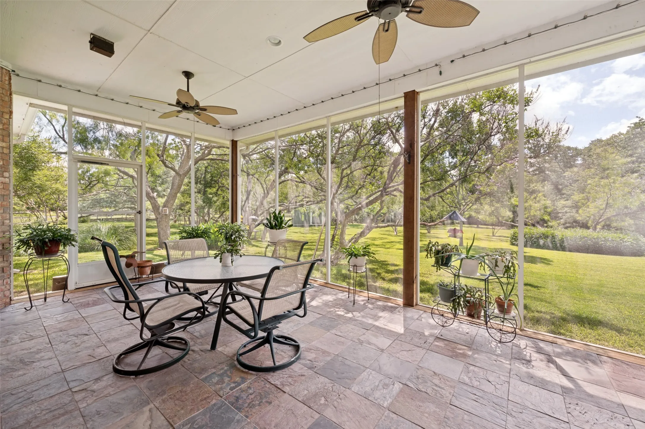 Light and bright sunporch access from the breakfast area
