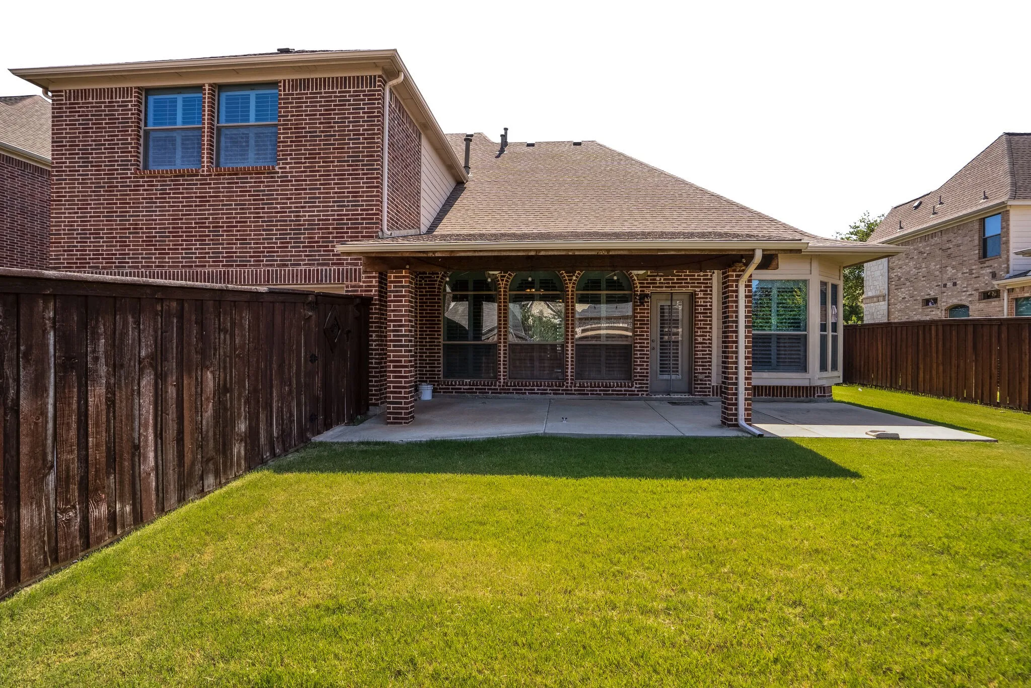 Covered patio