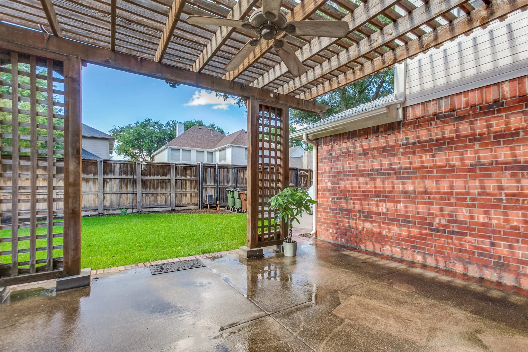 Perfect size backyard