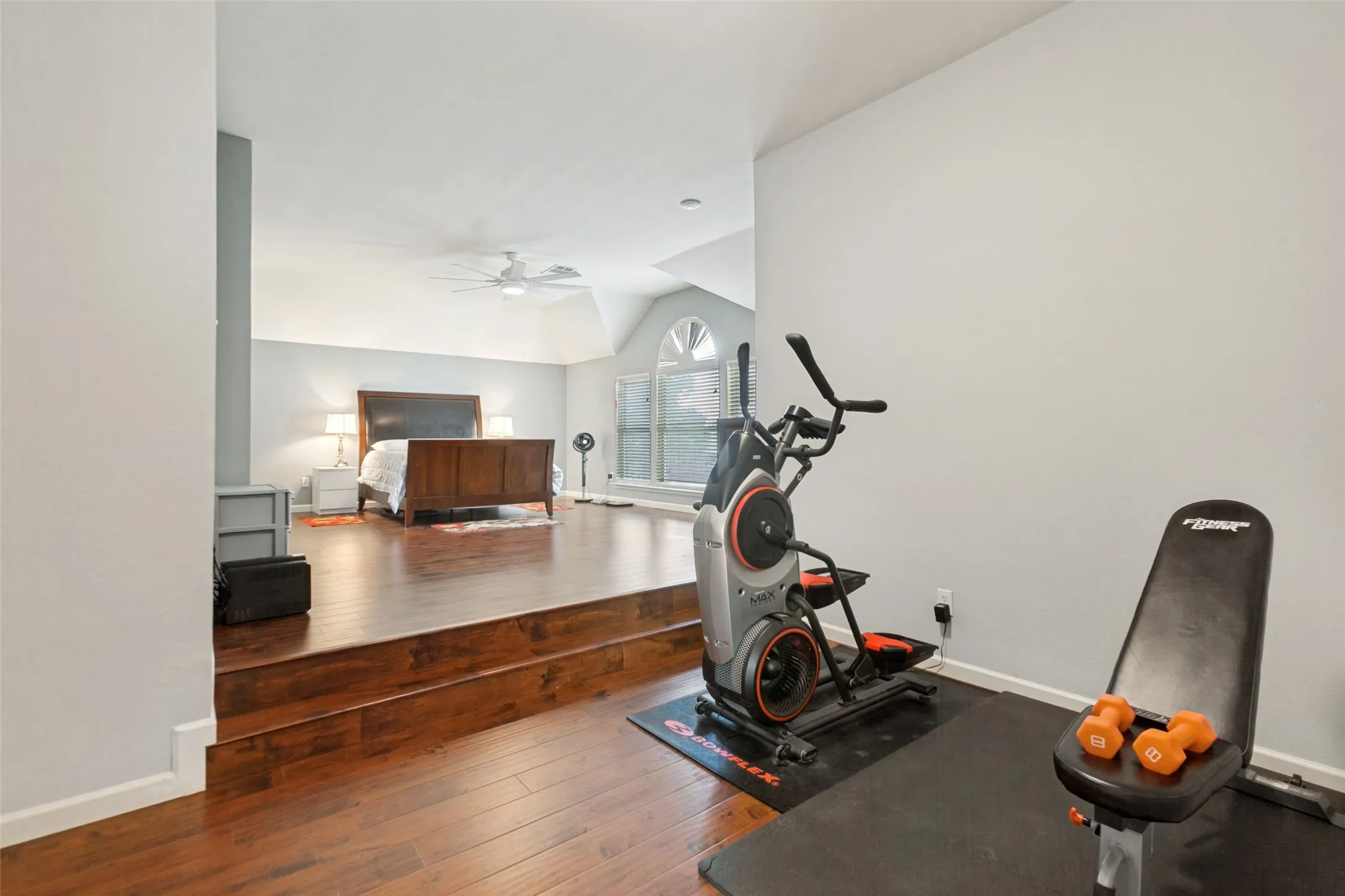 Sitting area or flex space inside master bedroom.