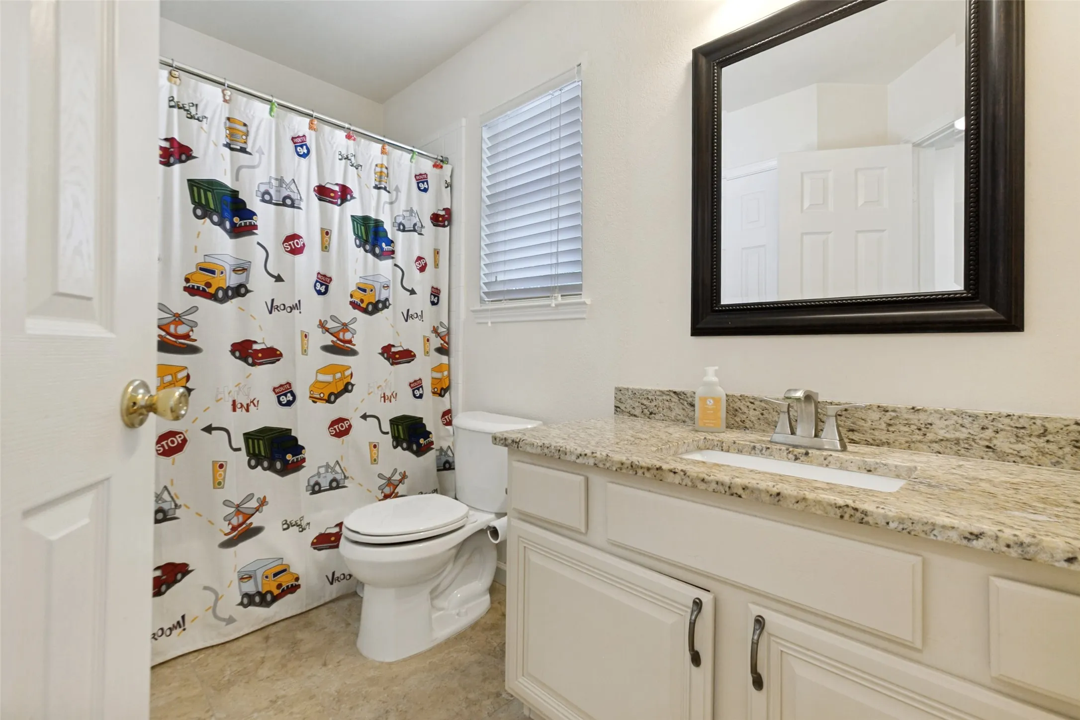 Secondary bathroom