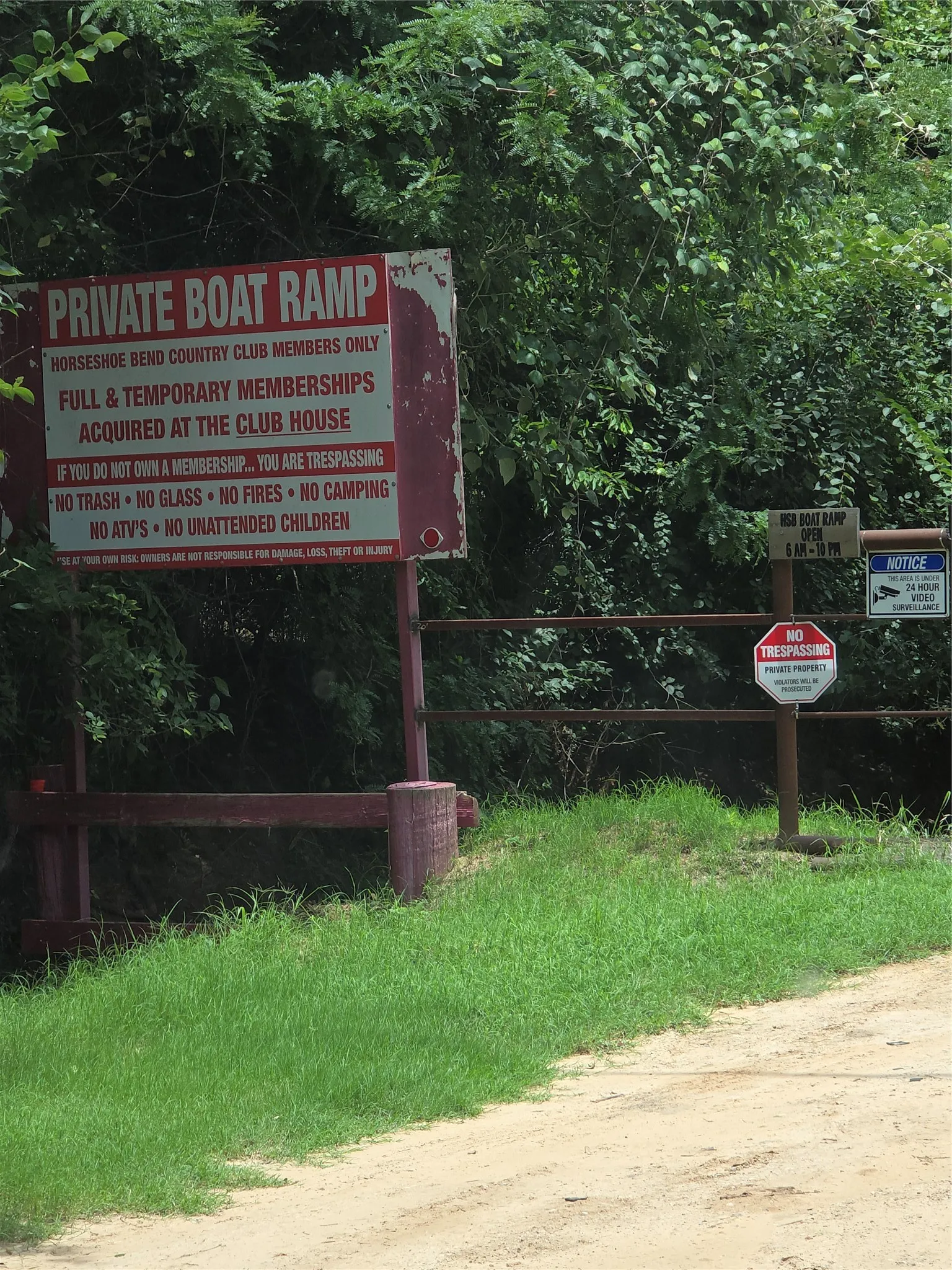 Private Boat ramp