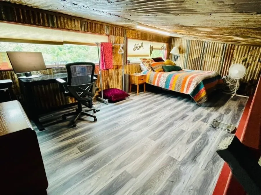 Loft with office area