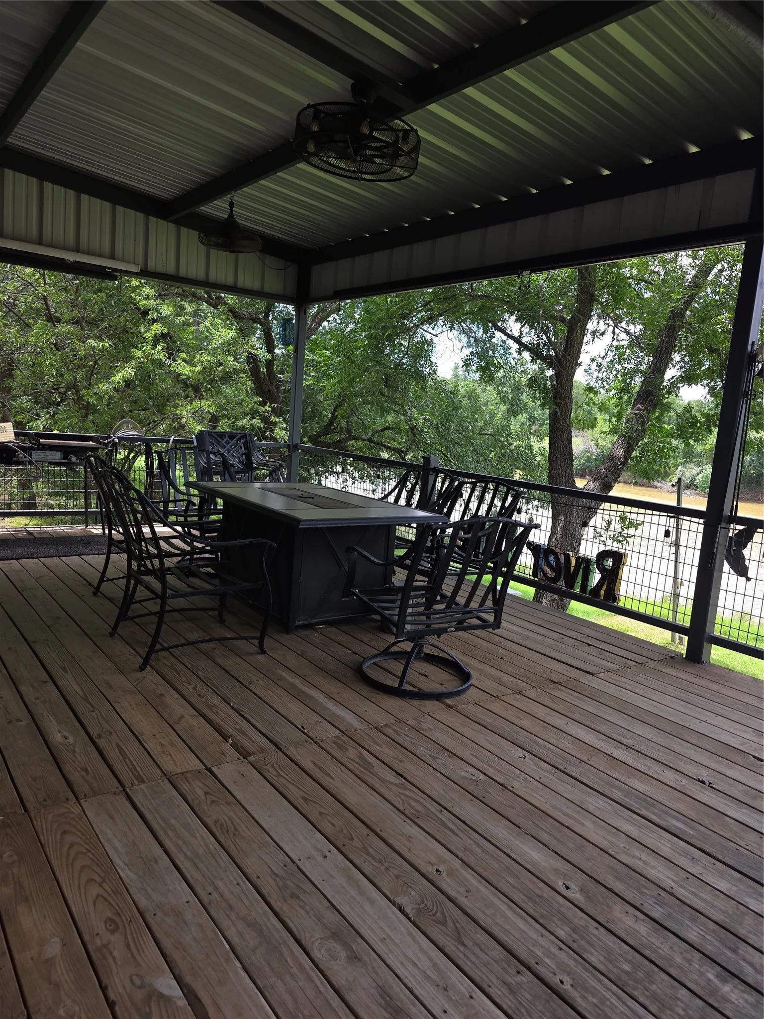 Deck area